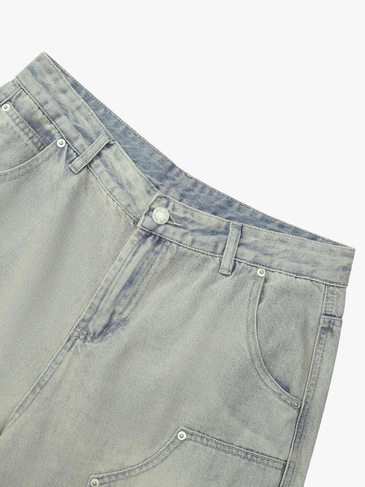 Thesupermade Retro Washed Hip-Hop Shorts - Image 8
