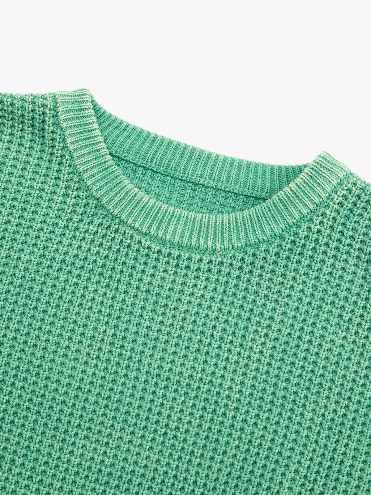 Retro Washed Old Label Sweater - Image 4