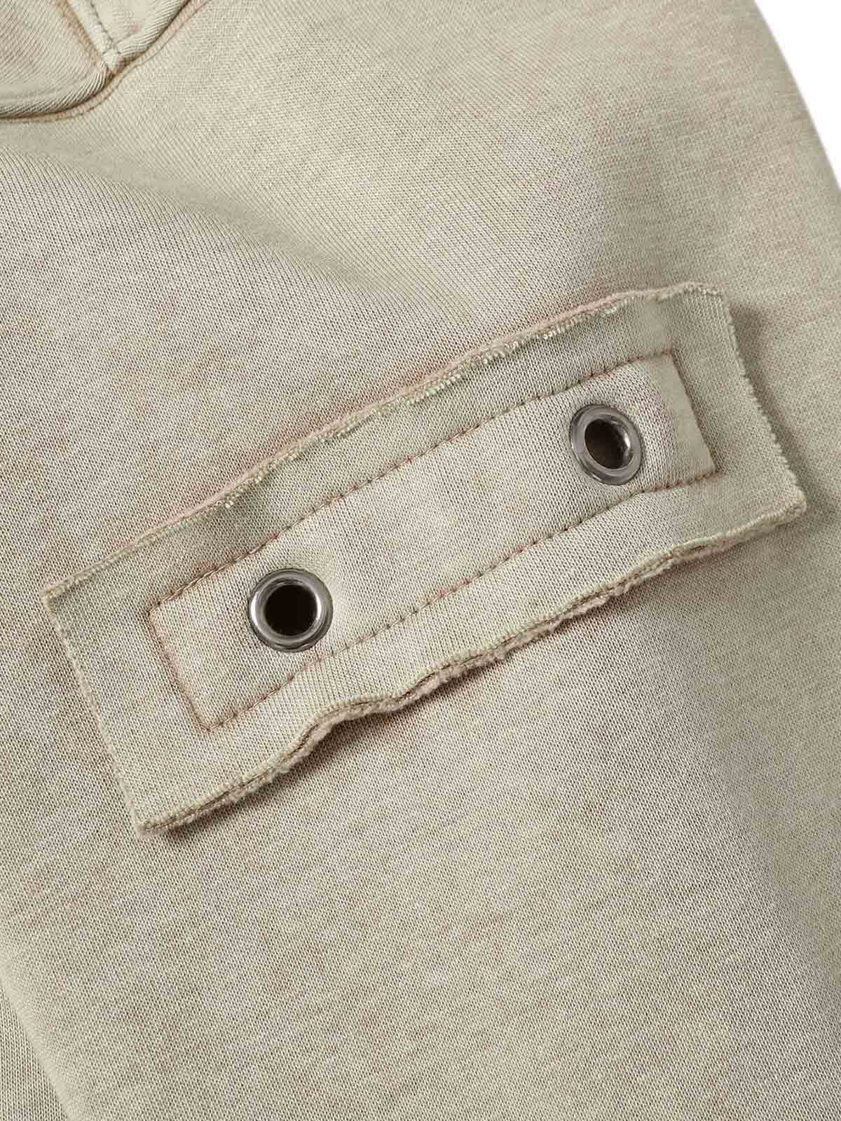 Wasteland Style Washed Zipper Up Sweatshirt - Image 5
