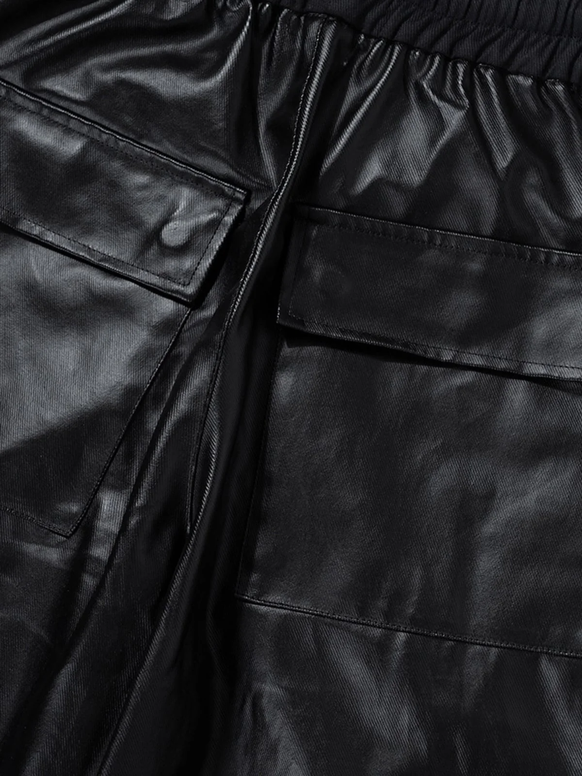 RO-style multi-pocket matte coated overalls - 2094 - Image 12