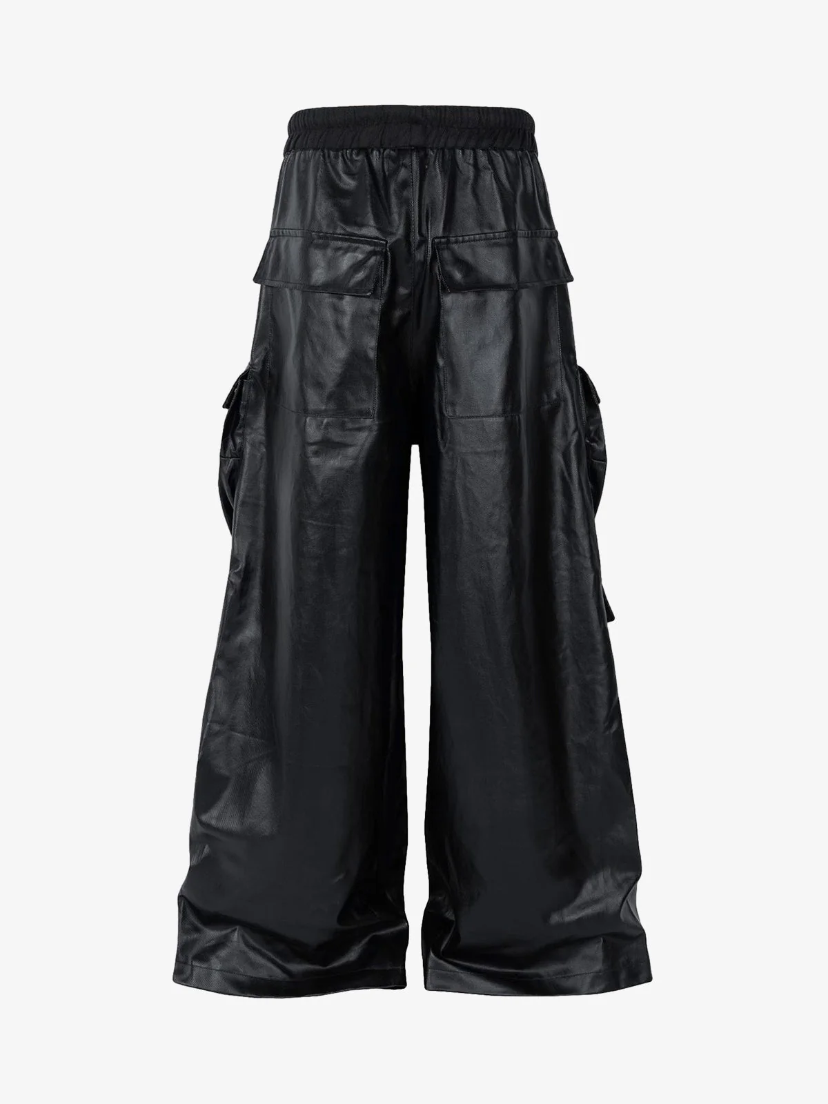 RO-style multi-pocket matte coated overalls - 2094 - Image 8