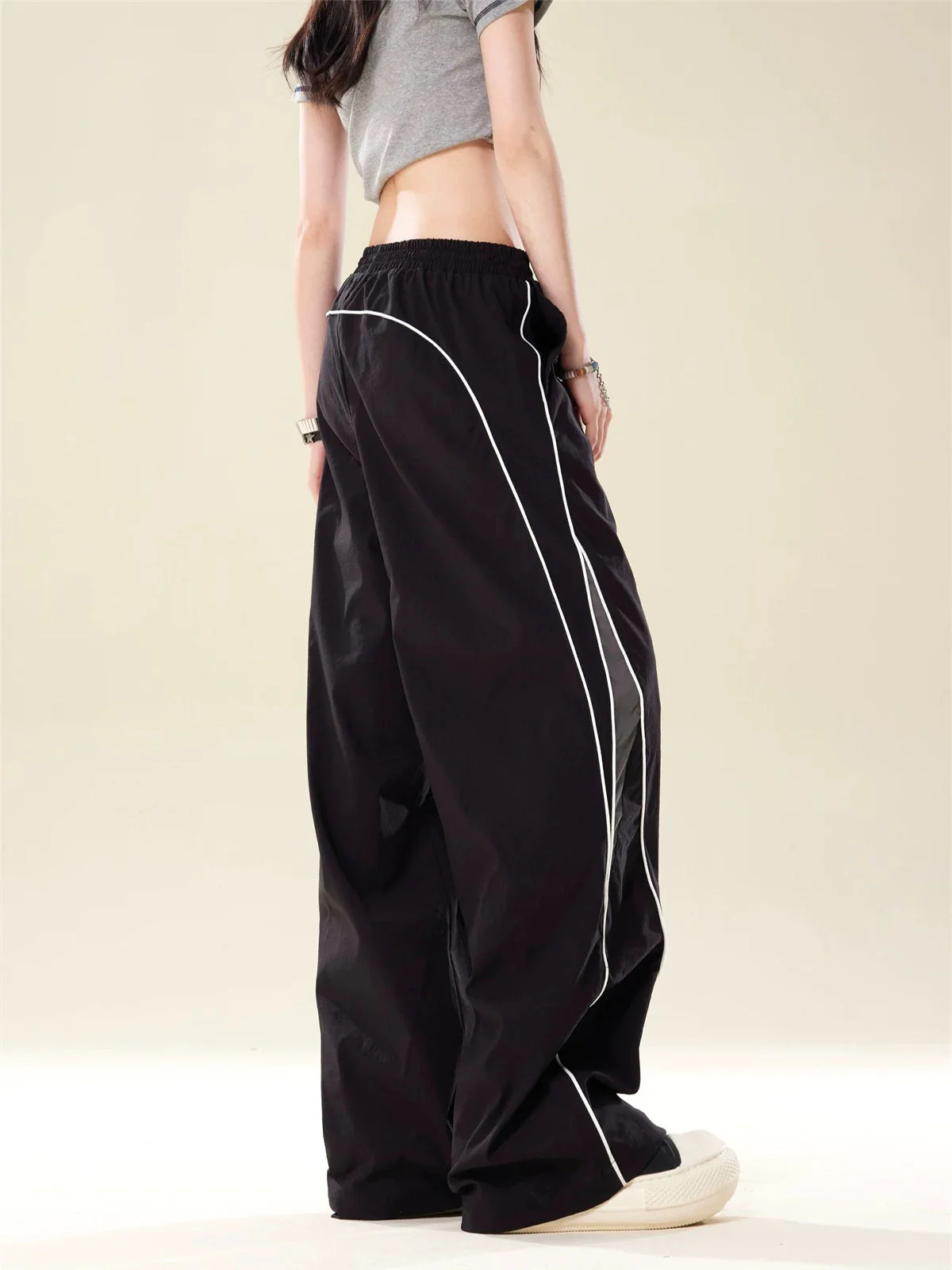 Thesupermade Retro Color Matching Casual Pants - Image 4