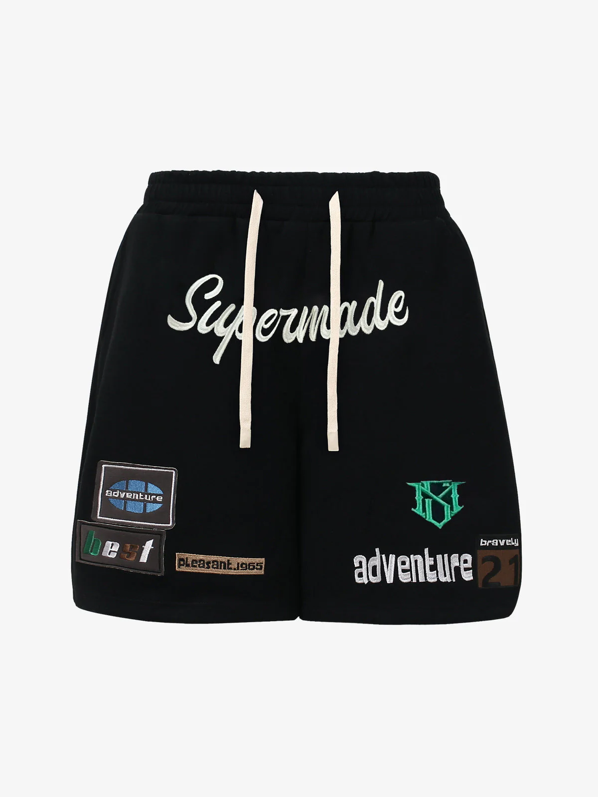 Street Graphic Drawstring Shorts - Image 2