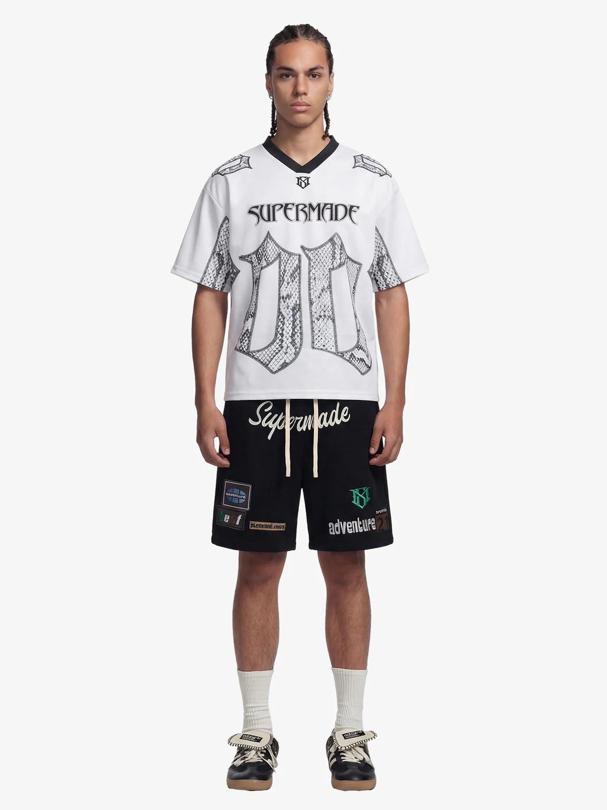 Street Graphic Drawstring Shorts - Image 4