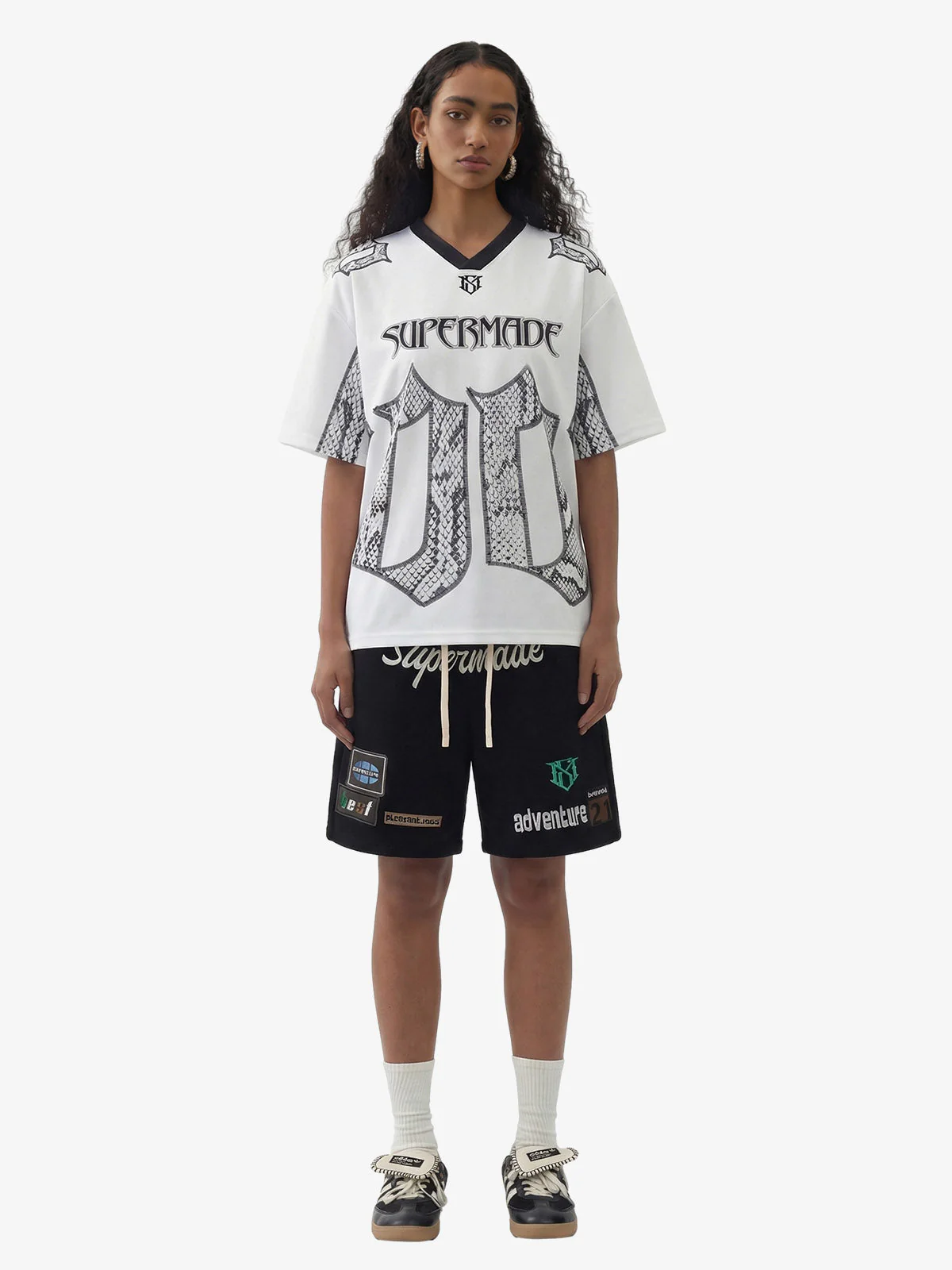 Street Graphic Drawstring Shorts - Image 5