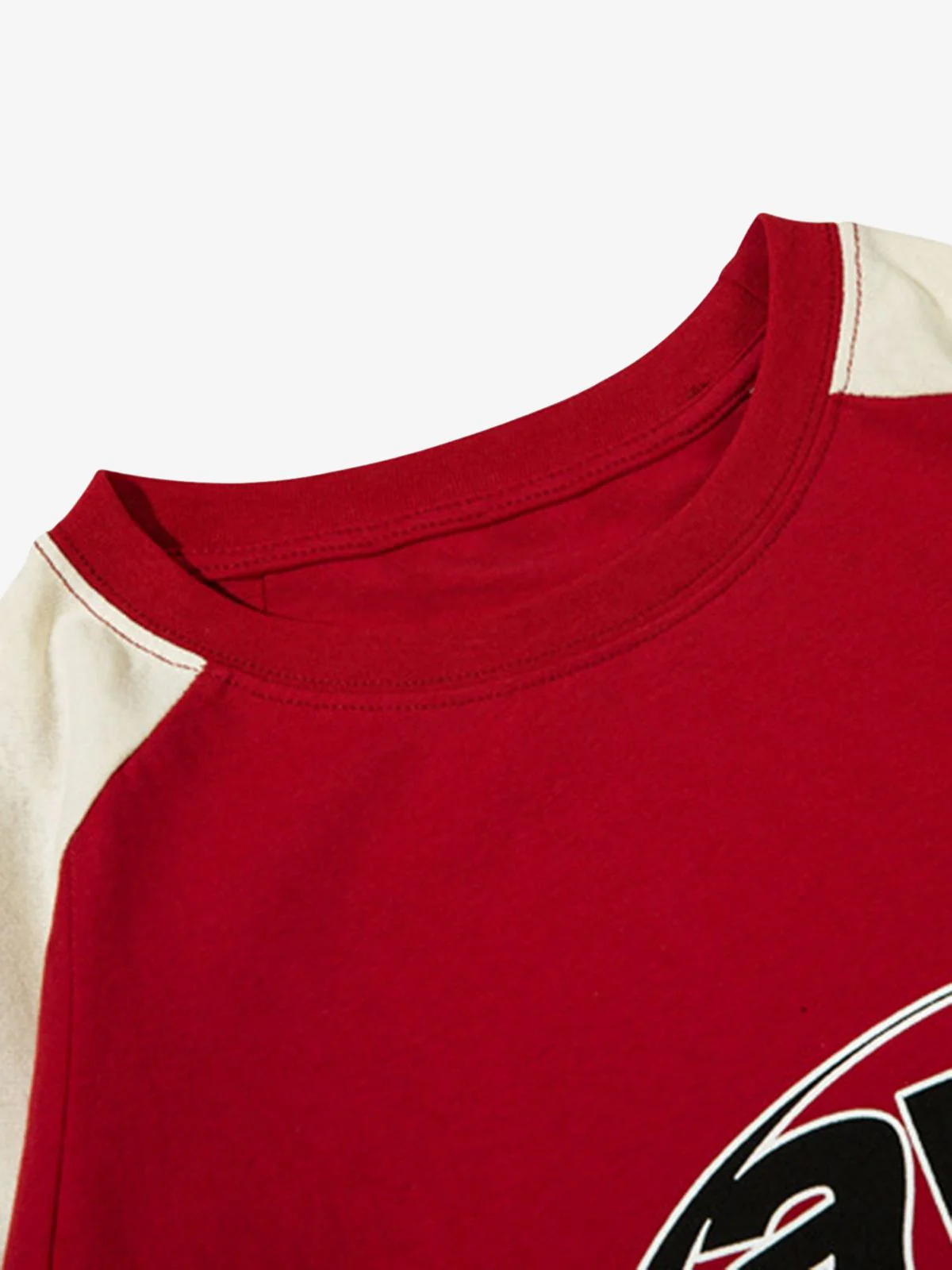 Color-Blocked Strip Racing T-shirt - 2076 - Image 8