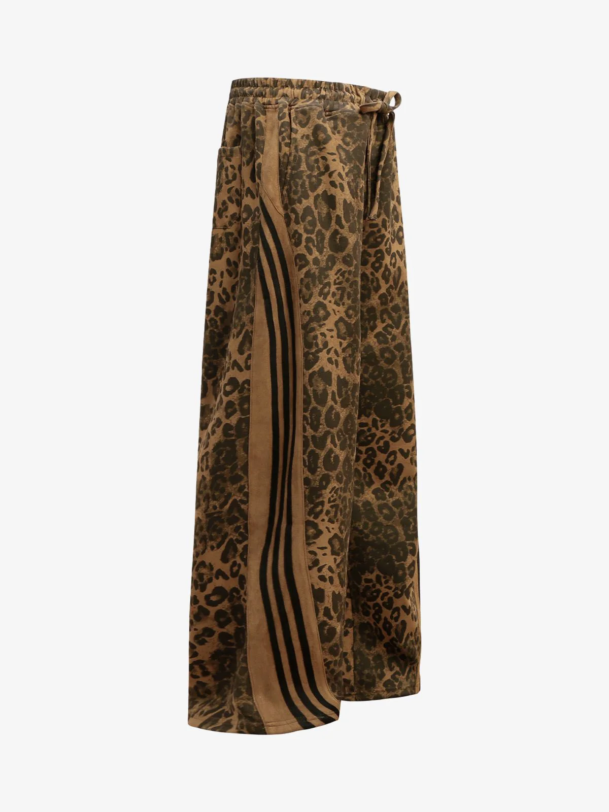 French Terry Cheetah Print Suede Tracksuit - 2277 - Image 15