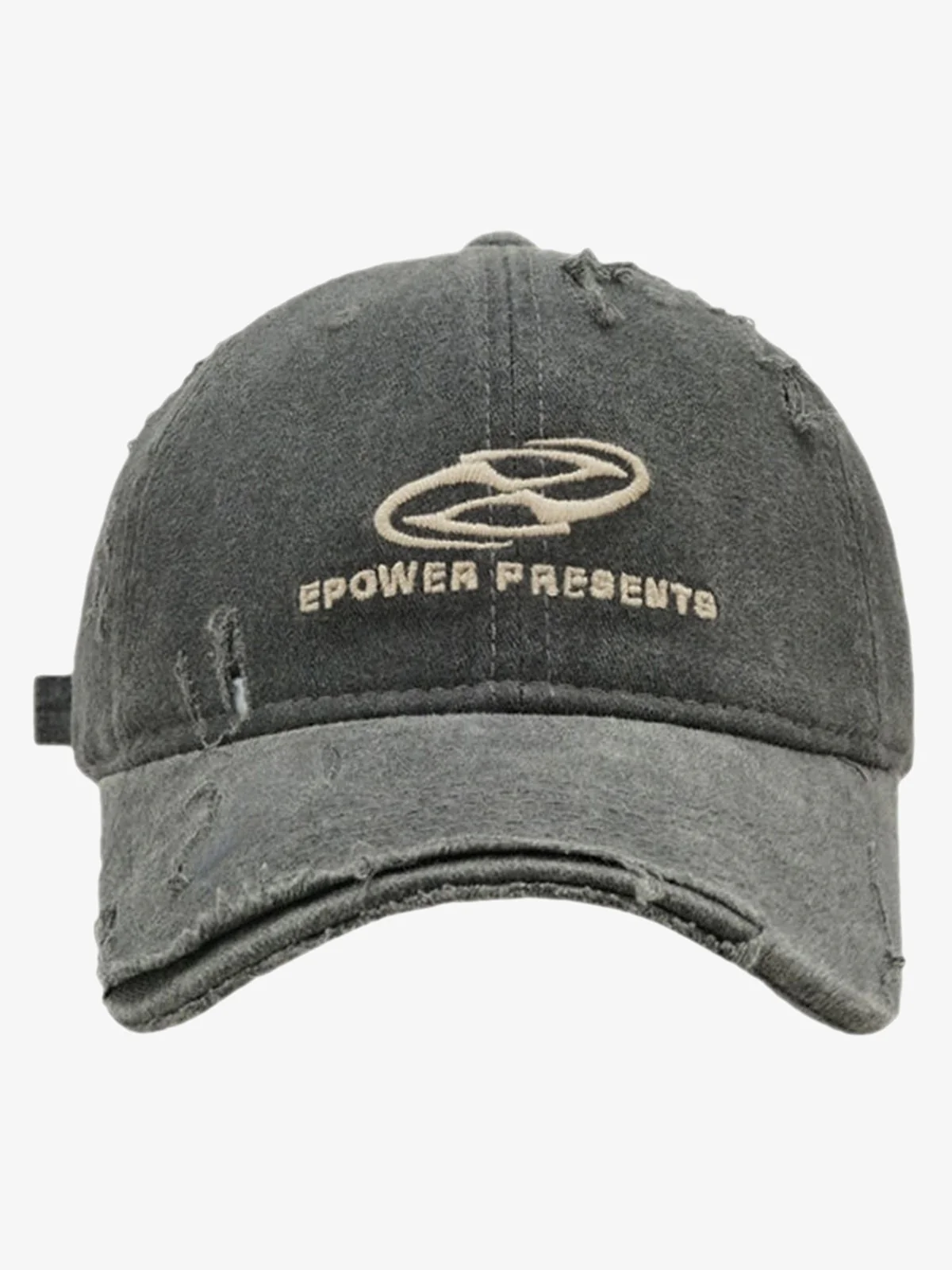 Thesupermade Ripped Denim Baseball Cap - 2028 - Image 4