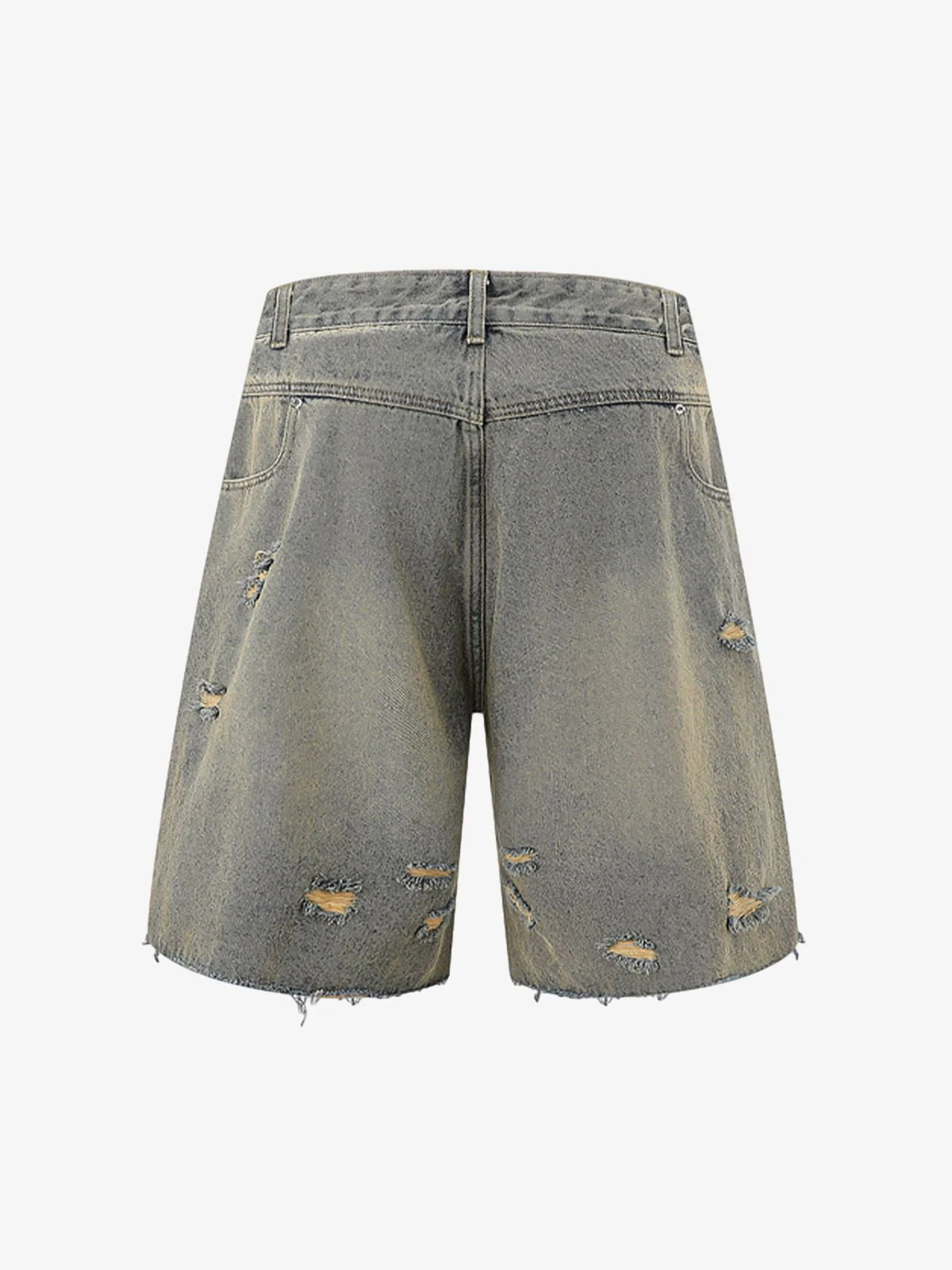Ripped Denim Distressed Suit - 2460 - Image 14