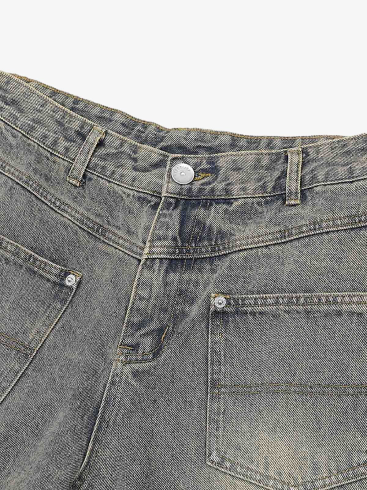 Ripped Denim Distressed Suit - 2460 - Image 17
