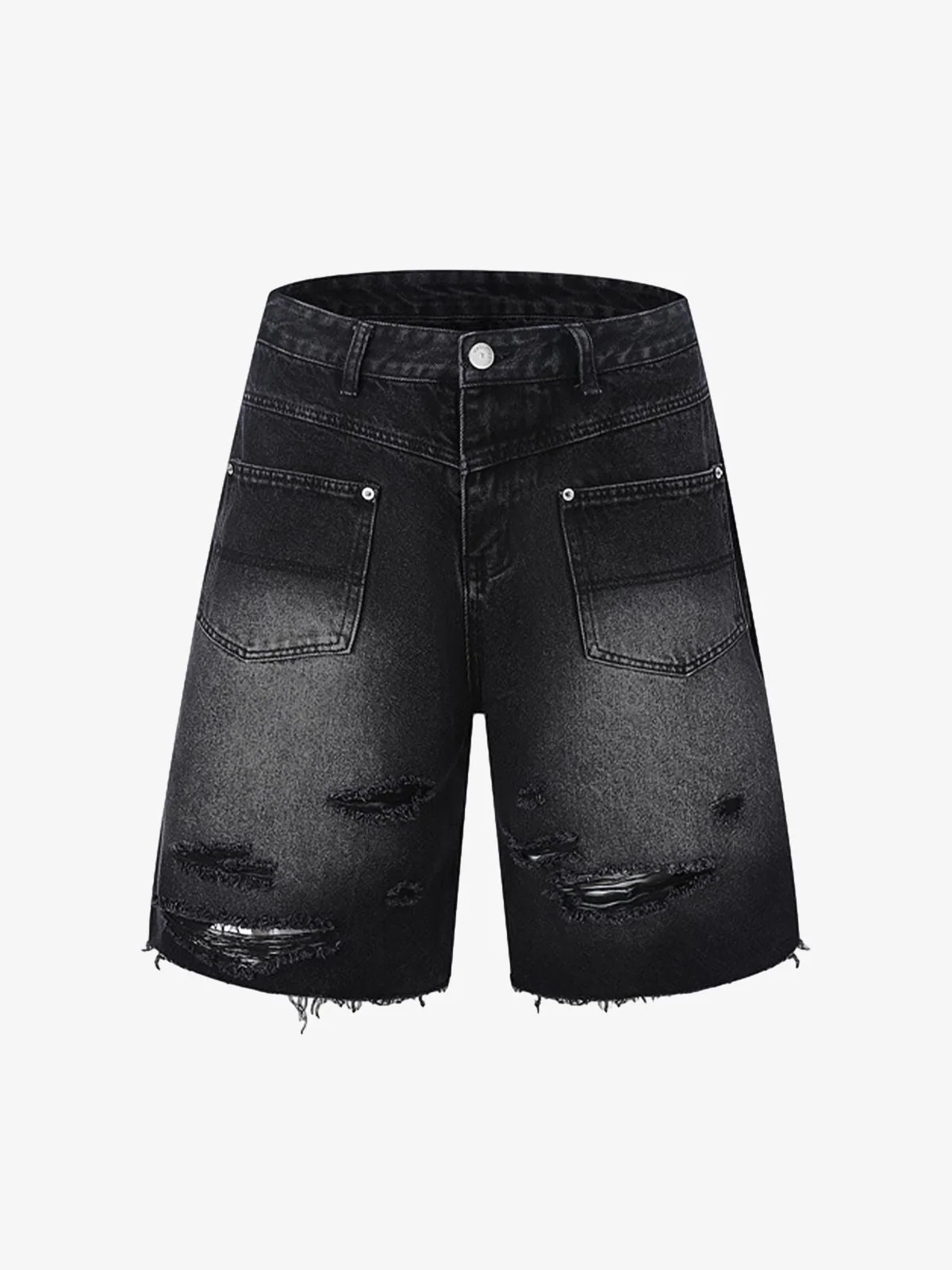 Ripped Denim Distressed Suit - 2460 - Image 22