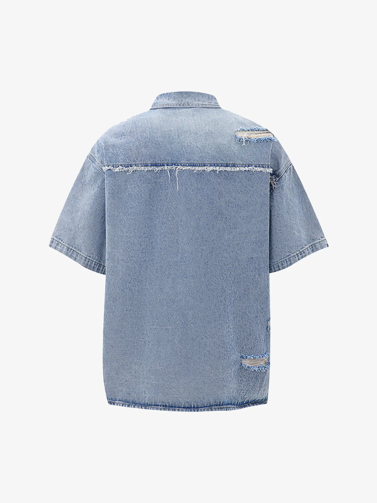 Ripped Denim Distressed Suit - 2460 - Image 24