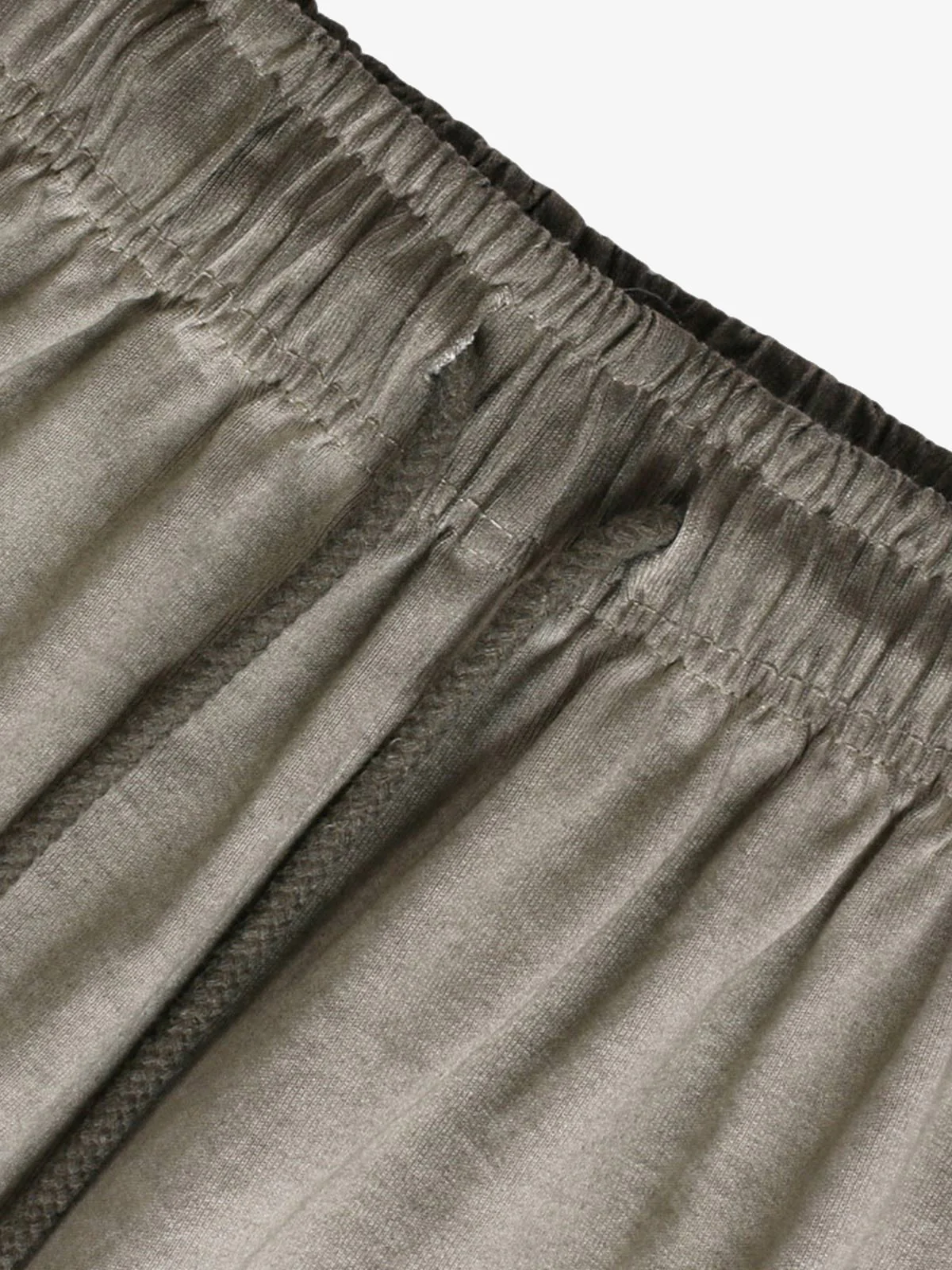 Distressed Washed Drawstring Shorts - Image 5