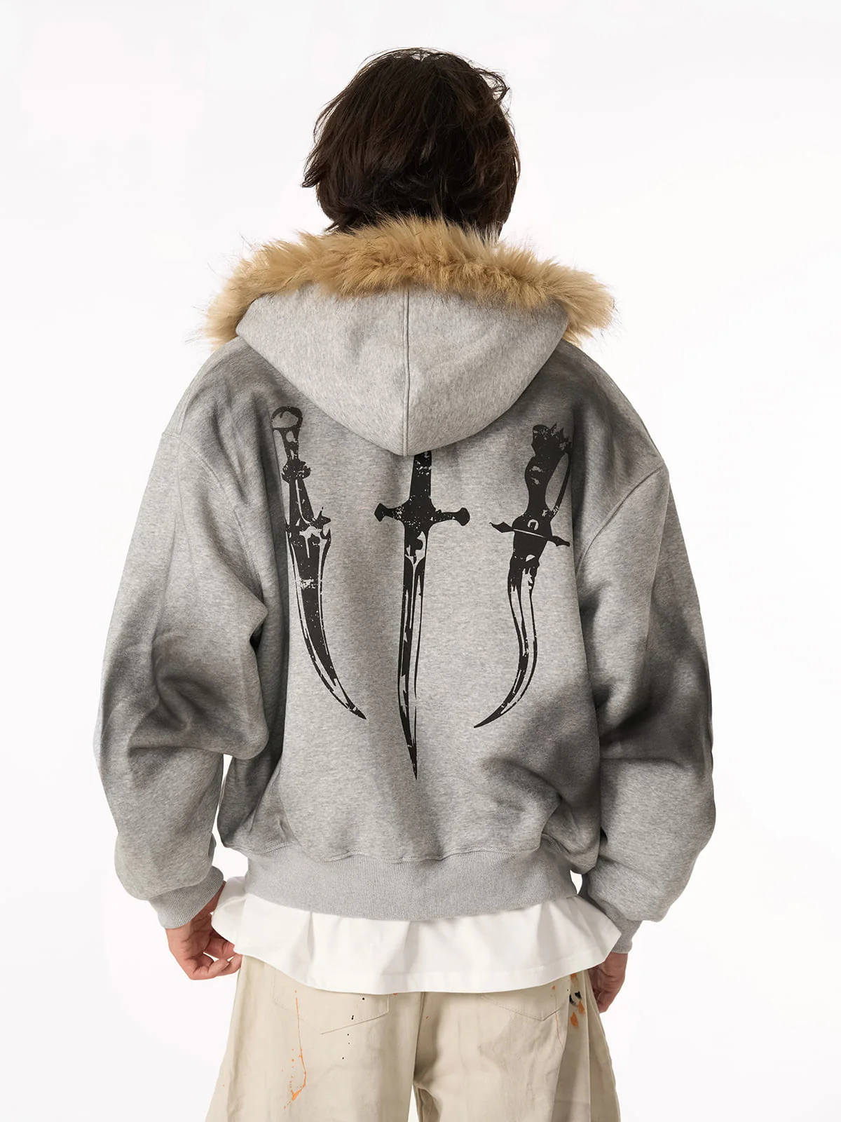 Supermade × Mortemartt Graphic Hooded Jacket- 2279 - Image 5
