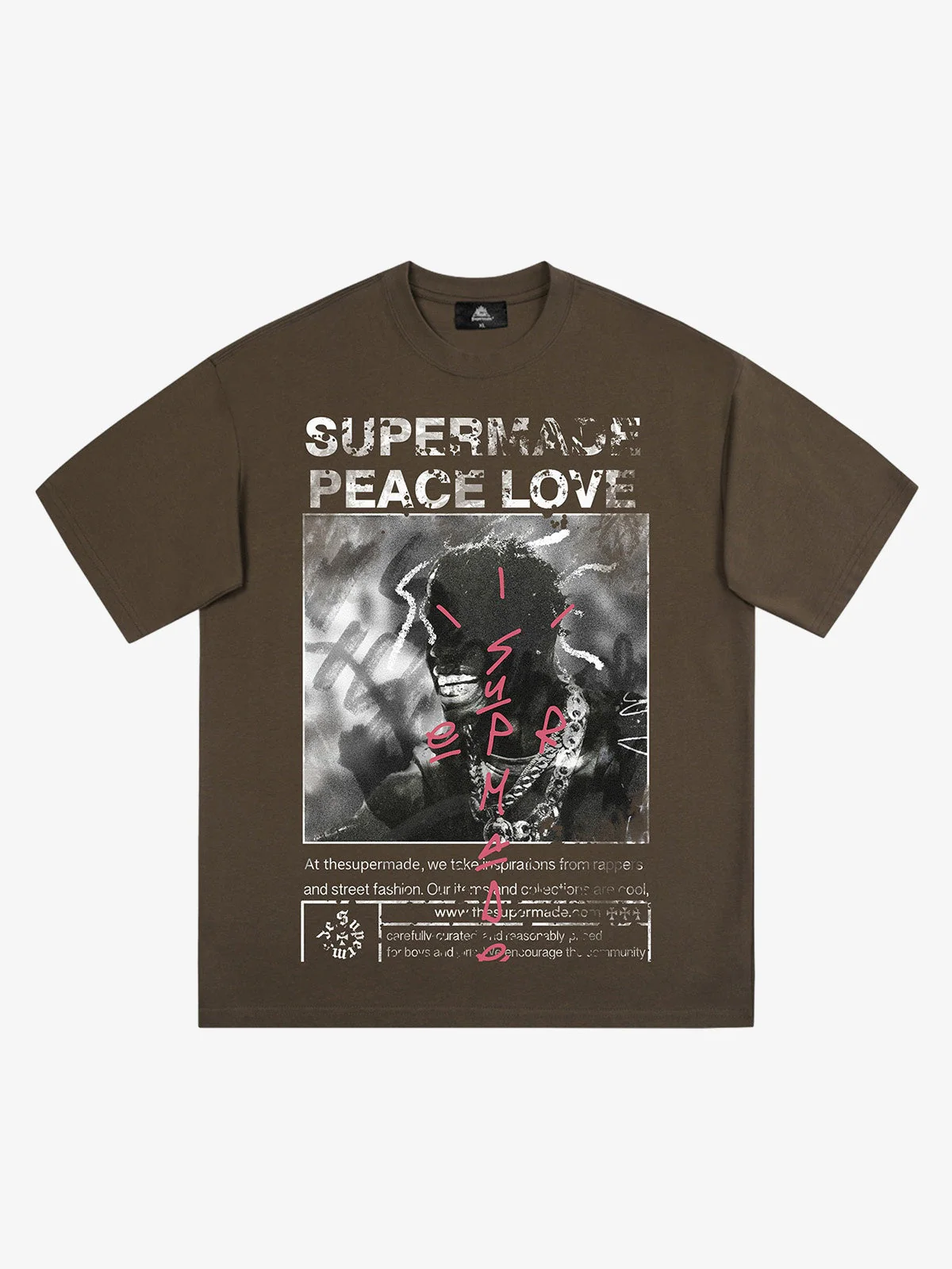Thesupermade Gangsta Rapper Oversize Graphic T-shirt - 1990 - Image 20