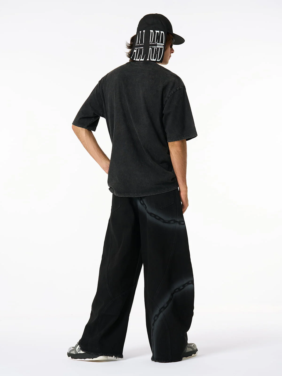 Thesupermade Gangsta Rapper Oversize Graphic T-shirt - 1990 - Image 7