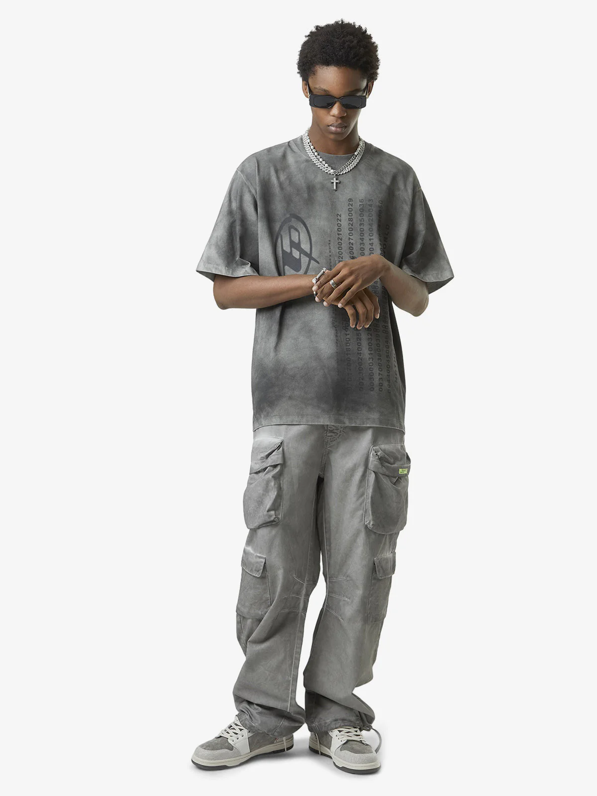 Thesupermade Vintage Wasteland Style Multi Pocket Work Pants - Image 9