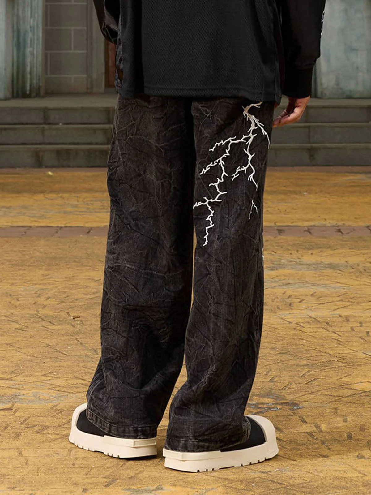 Thesupermade High Street Hip-hop Distressed Washed Jeans - 2185 - Image 7