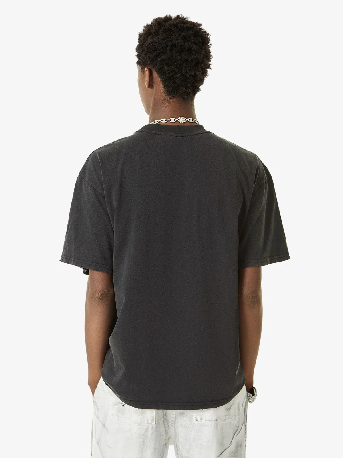 Thesupermade High Street Hip Hop Hole Design T-shirt - Image 4