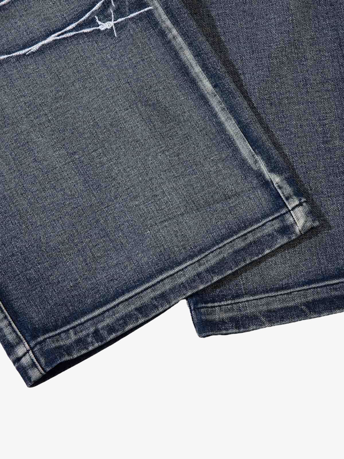 Thesupermade High Street Embroidery Hip-Hop Jeans - 2122 - Image 16
