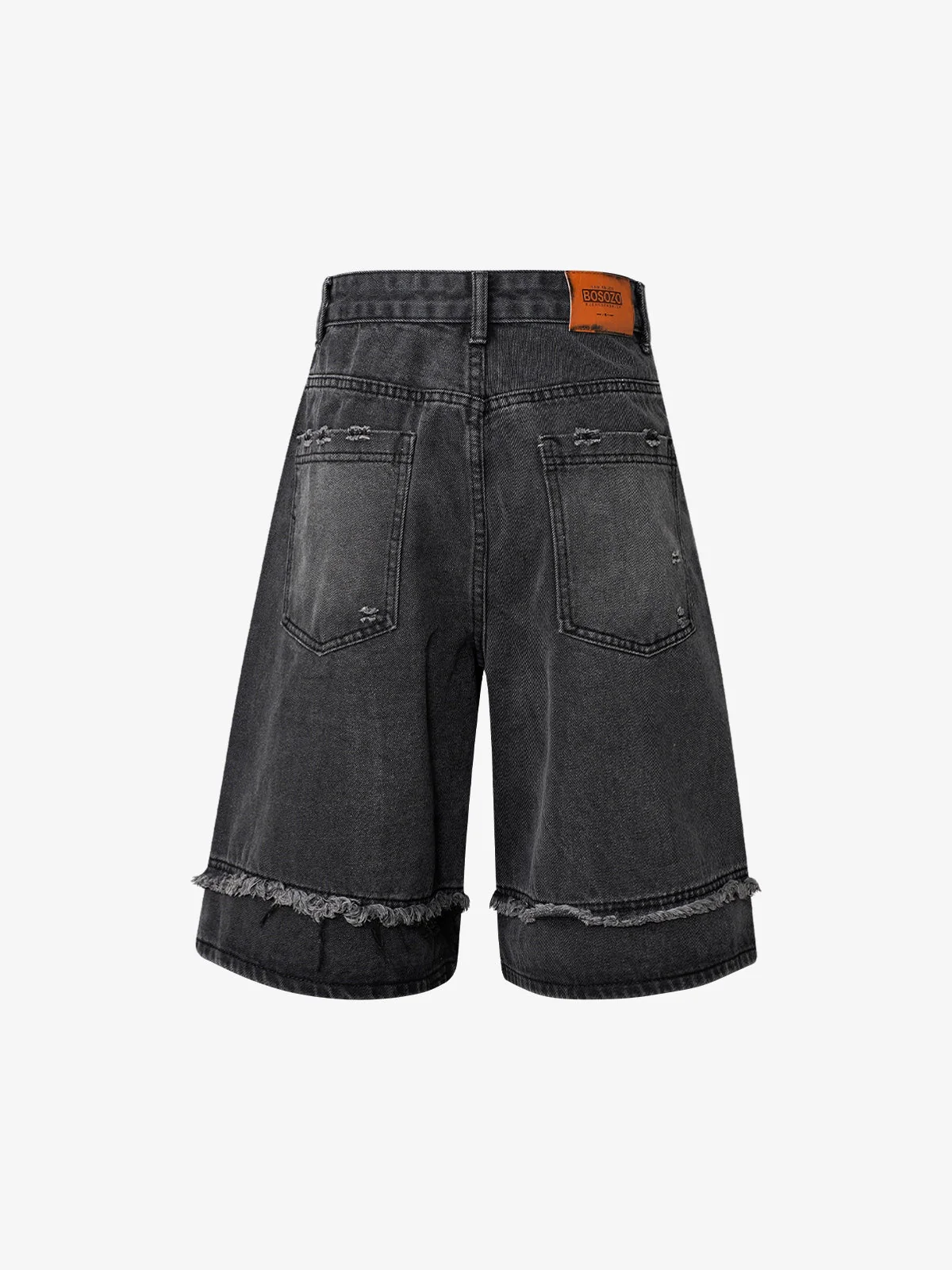 Thesupermade High Street Washed Distressed Denim Shorts - 2100 - Image 6