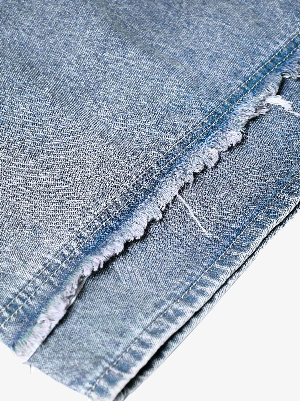 Thesupermade High Street Washed Distressed Denim Shorts - 2100 - Image 9