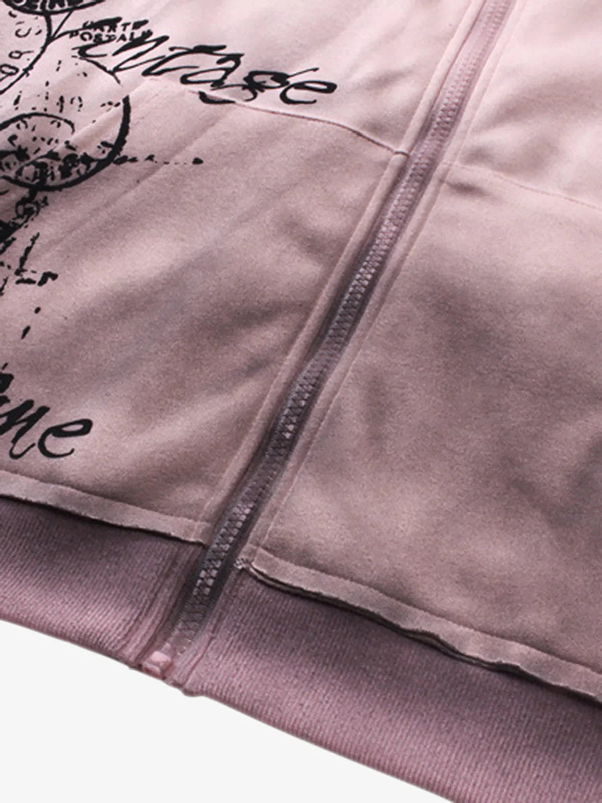 Wasteland Style Distressed Graffiti Hoodie - Image 8