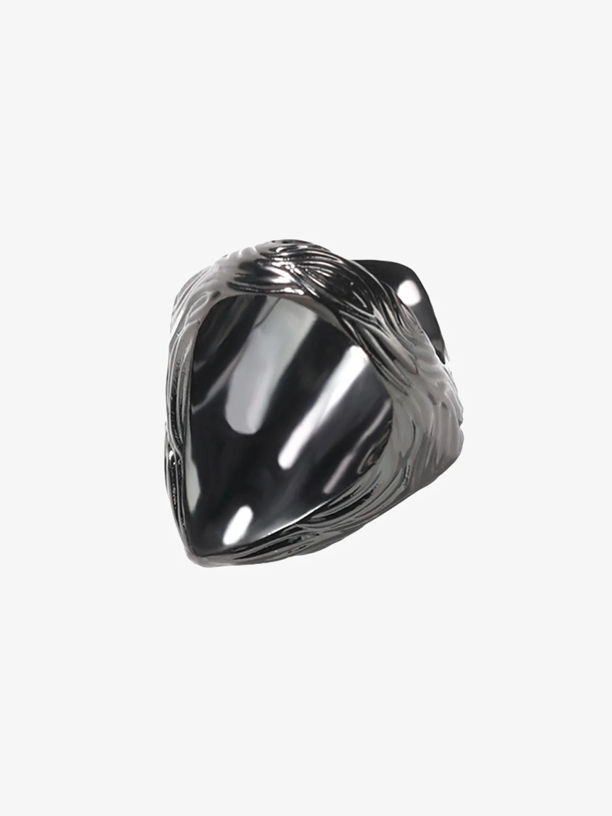 Dark Style Red Eye Copper Ring - Image 6