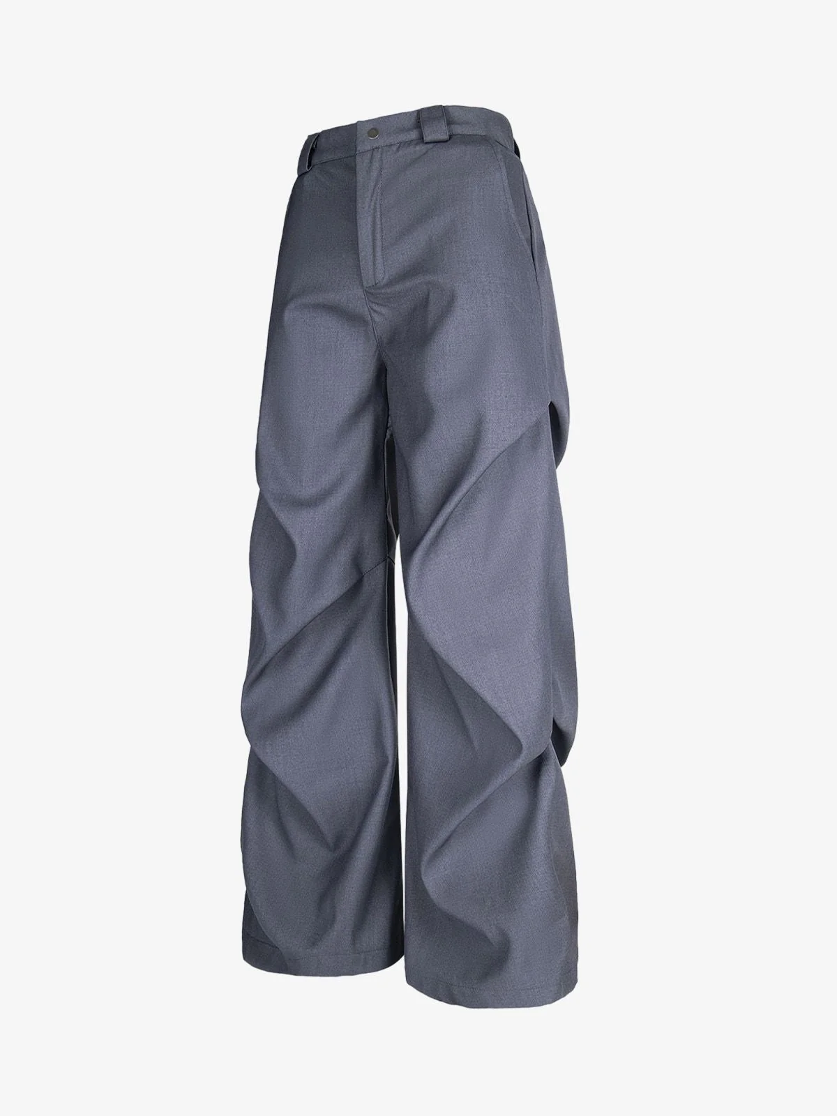 Woven Retro Cleanfit Pleated Drape Pants - Image 10