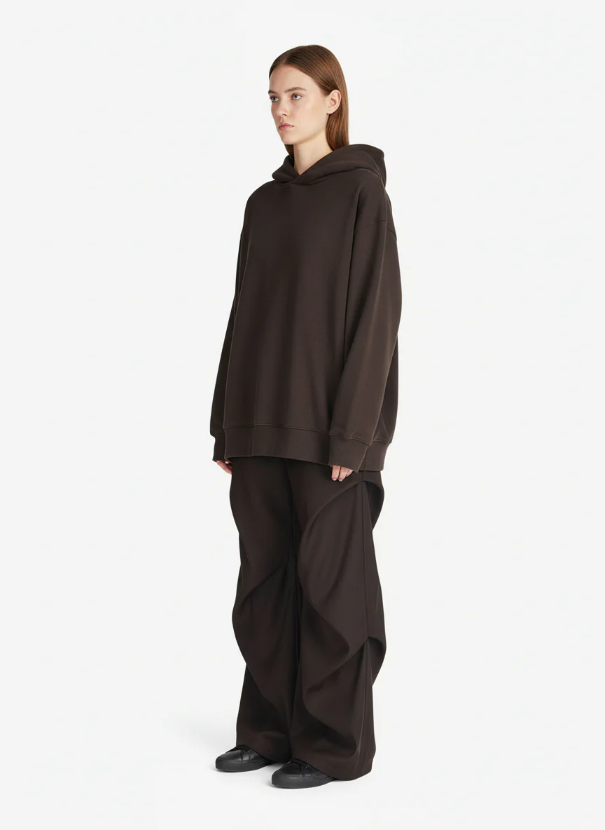 Woven Retro Cleanfit Pleated Drape Pants - Image 7
