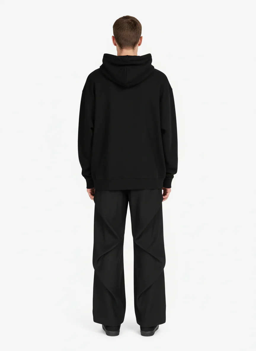 Woven Retro Cleanfit Pleated Drape Pants - Image 9