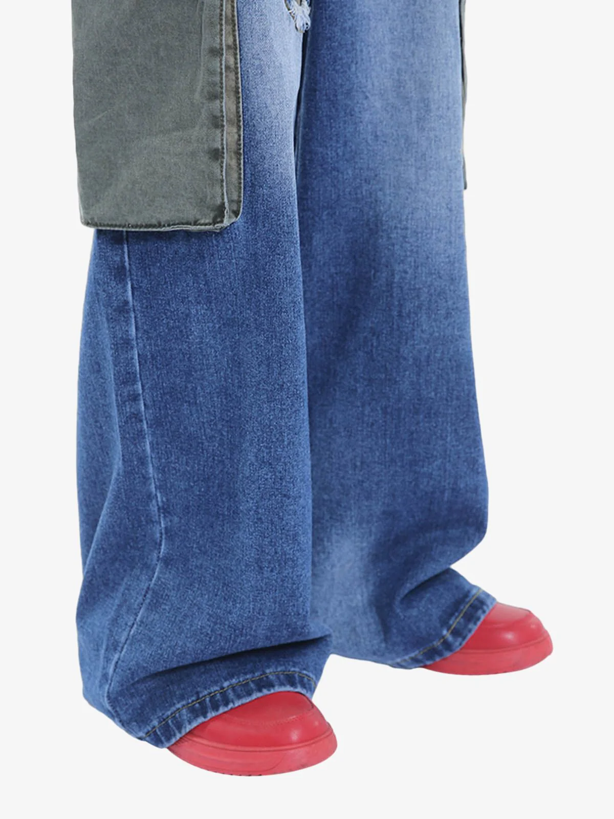 Thesupermade Homemade Large Pocket Cargo Jeans - Image 14