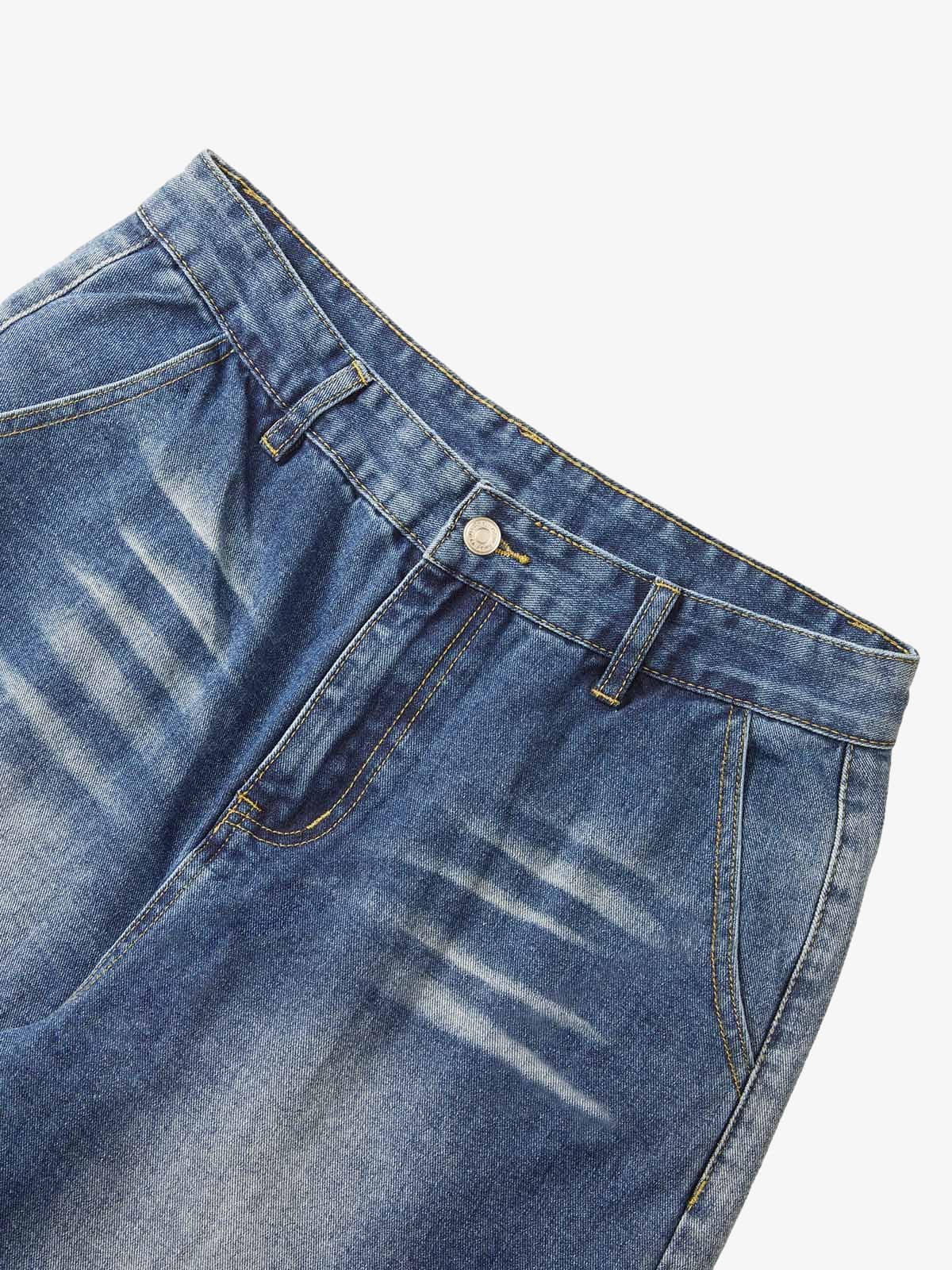 Thesupermade Homemade Large Pocket Cargo Jeans - Image 5