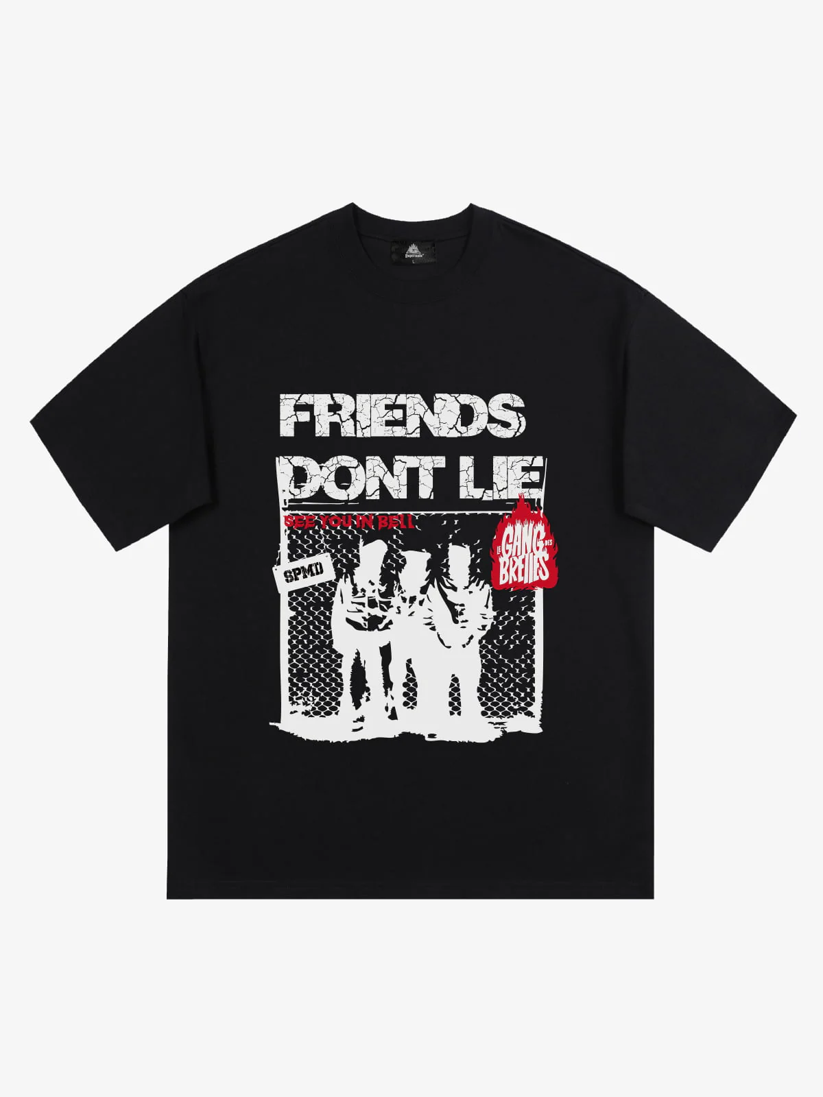 Original "Friends Don't Lie" Print T-Shirt