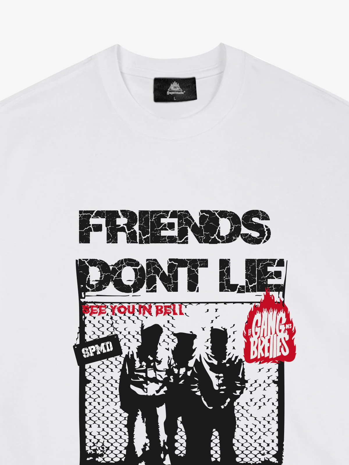 Original "Friends Don't Lie" Print T-Shirt - Image 11