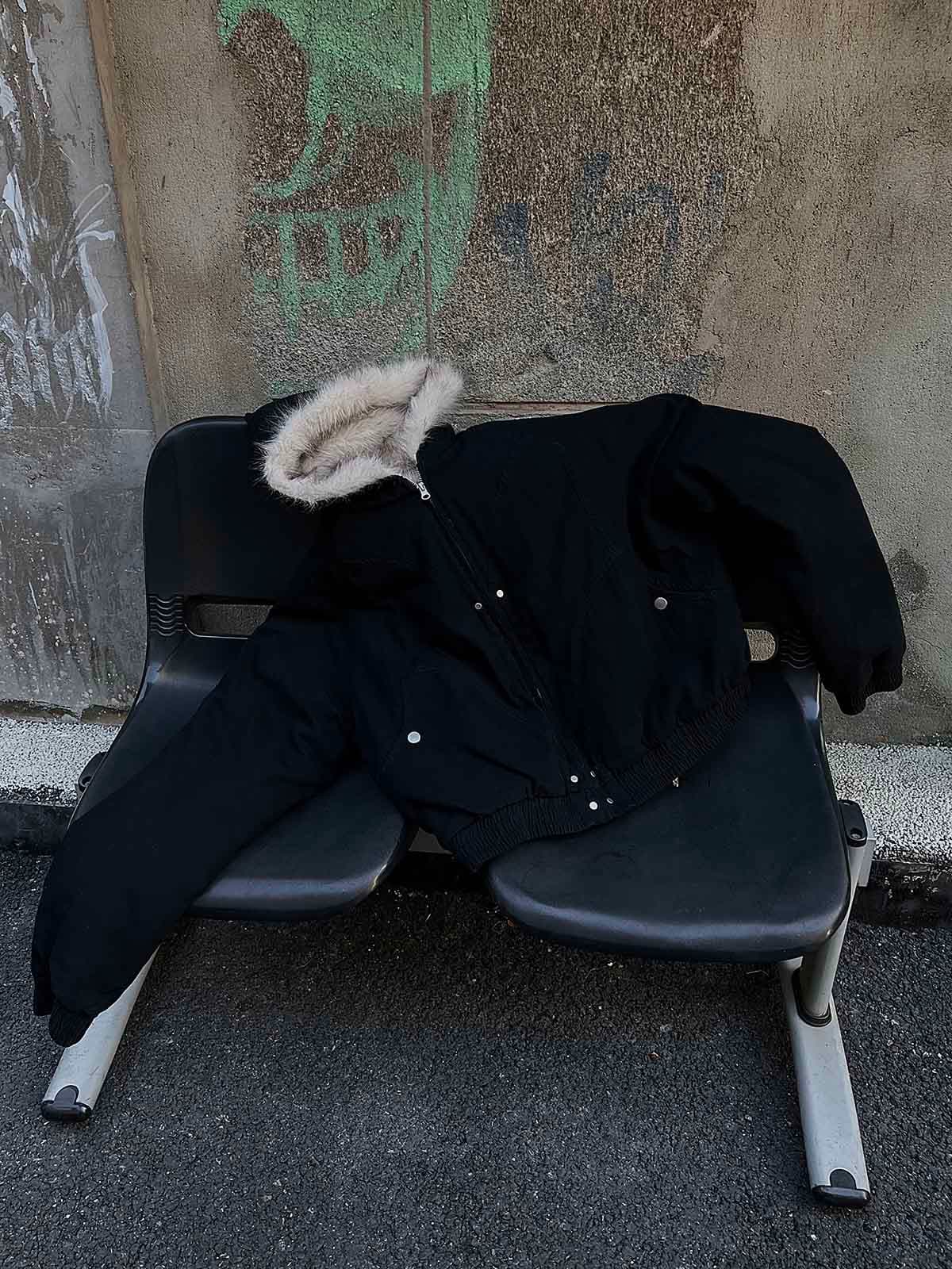 Spliced Fur Hooded Quilted Jacket - 2285 - Image 19