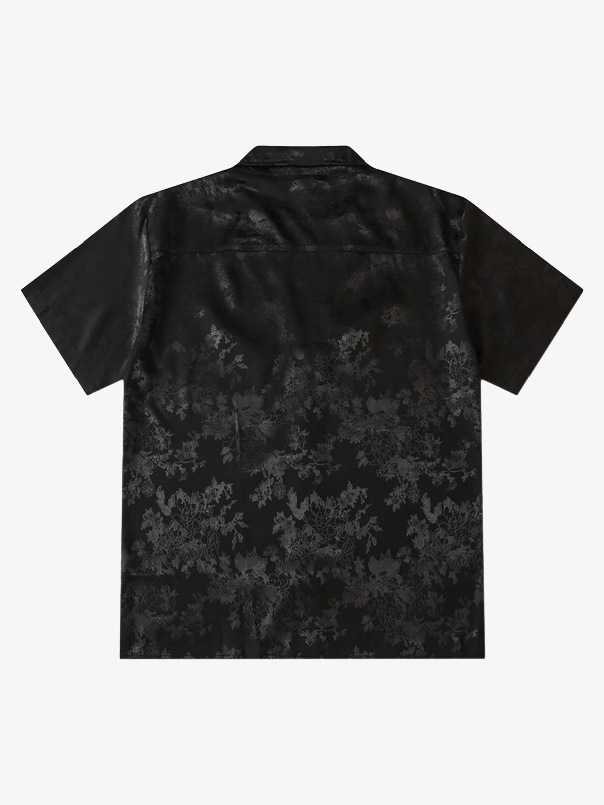 Thesupermade Leaves Pattern  Black Vintage Shirts - Image 5