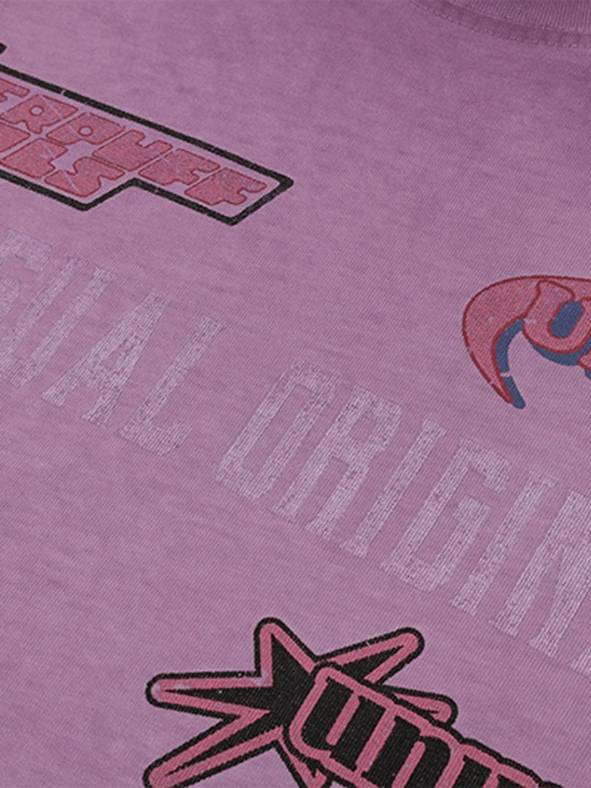 American-style sticker pattern cuttable T-shirt - 1510 - Image 5