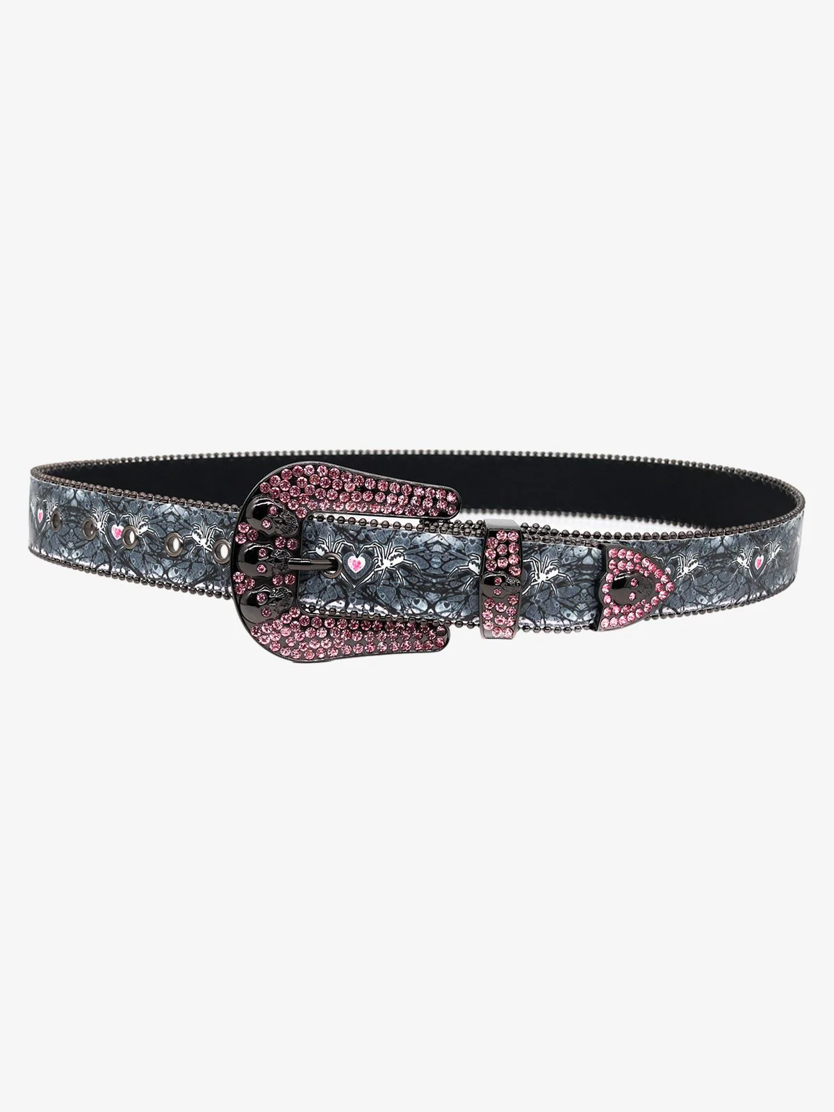 Sparkling Spider-Embellished Belt - Image 3