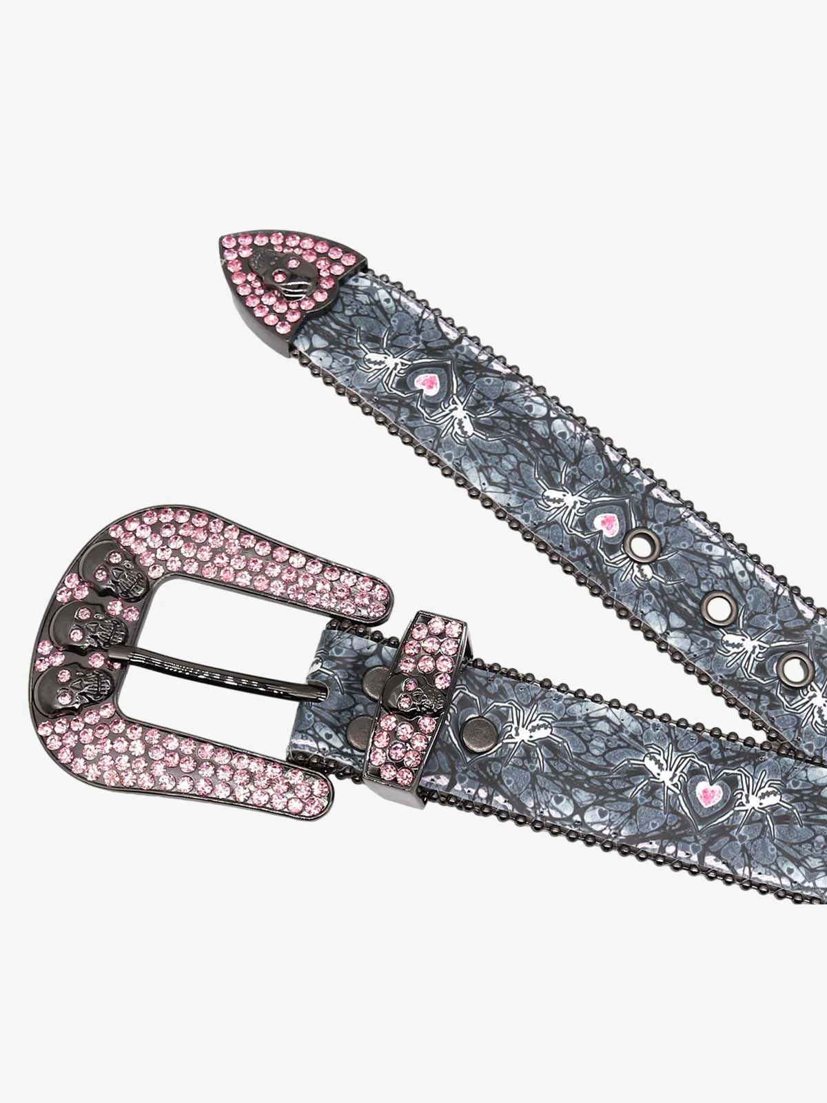 Sparkling Spider-Embellished Belt - Image 5