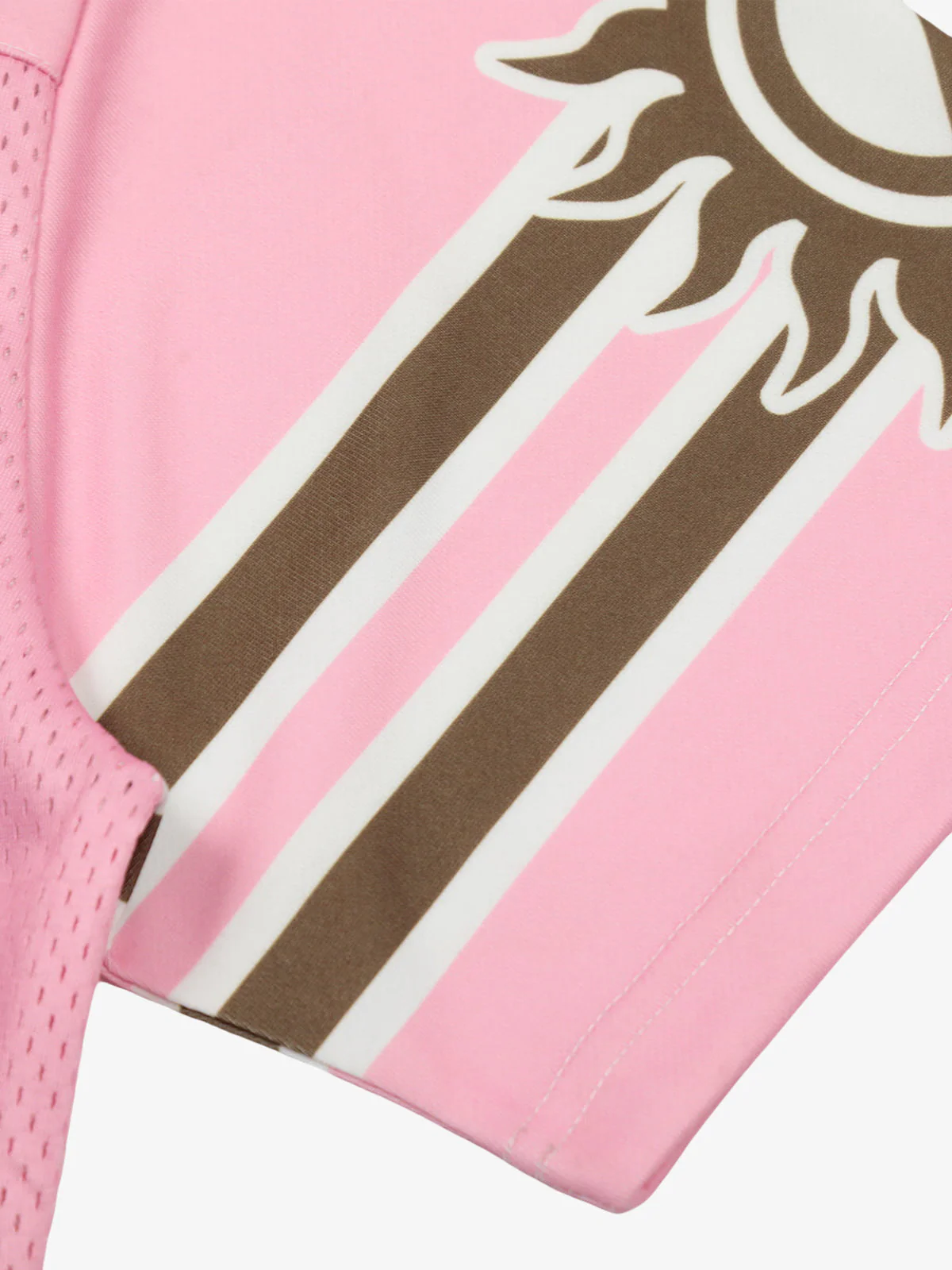 Pink Flame Print Jersey T-shirt - 2390 - Image 8