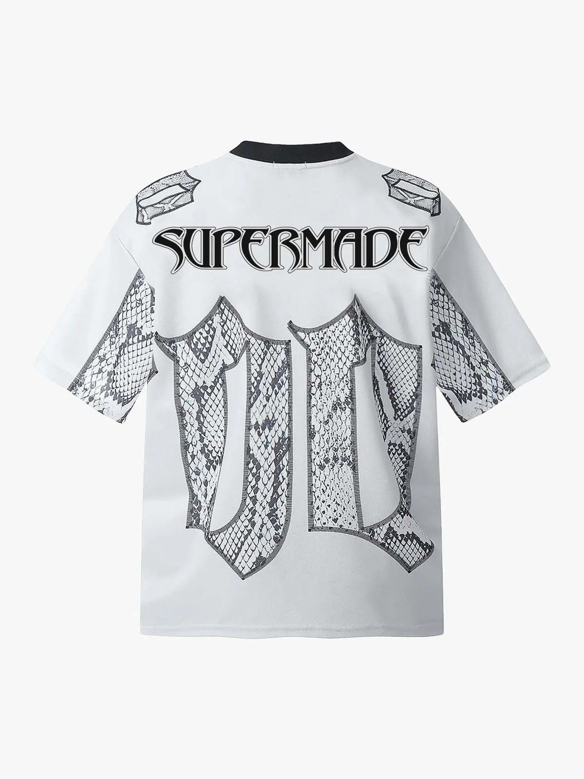 Jersey Style Snake Print T-Shirt - 2418 - Image 8