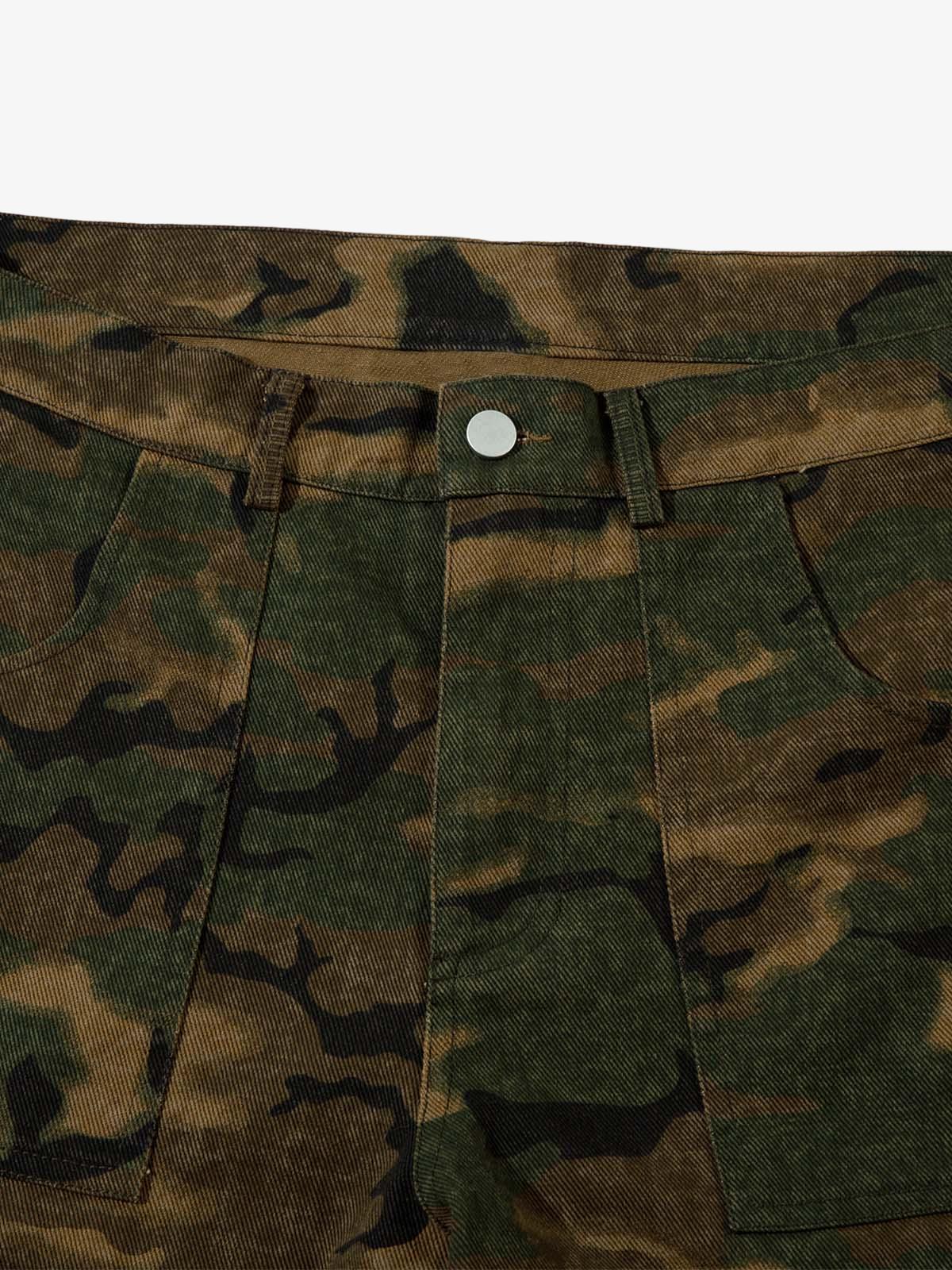 Thesupermade Street Camouflage Multi Pocket Cargo Pants - 2369 - Image 3