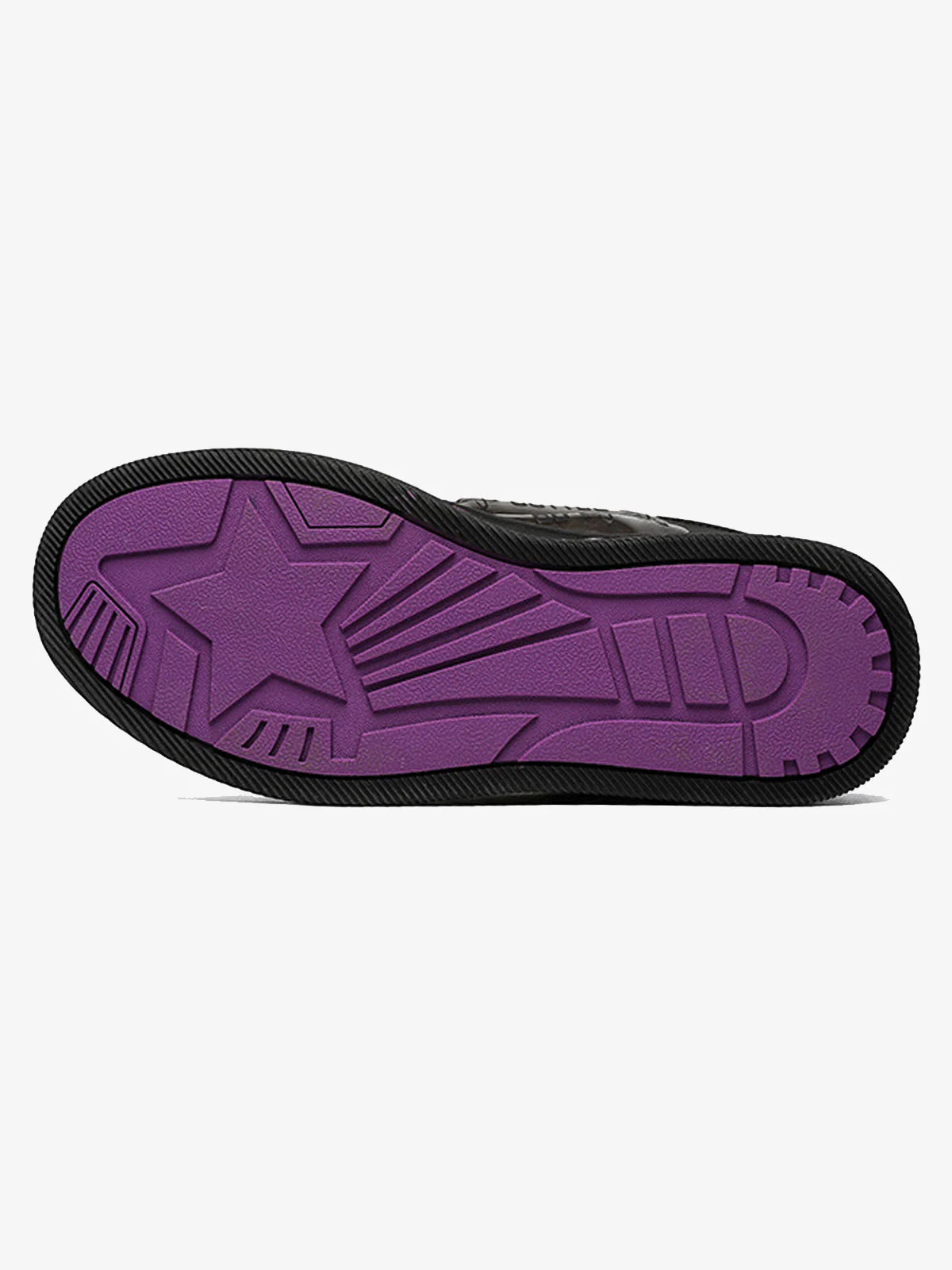 Dark Embroidered Letters Skate Shoes - Image 5