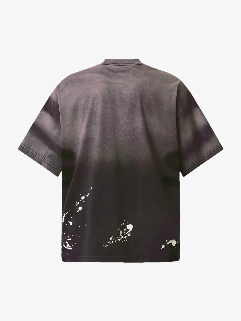 Ink Splash Letter Print T-shirt - 2414 - Image 9