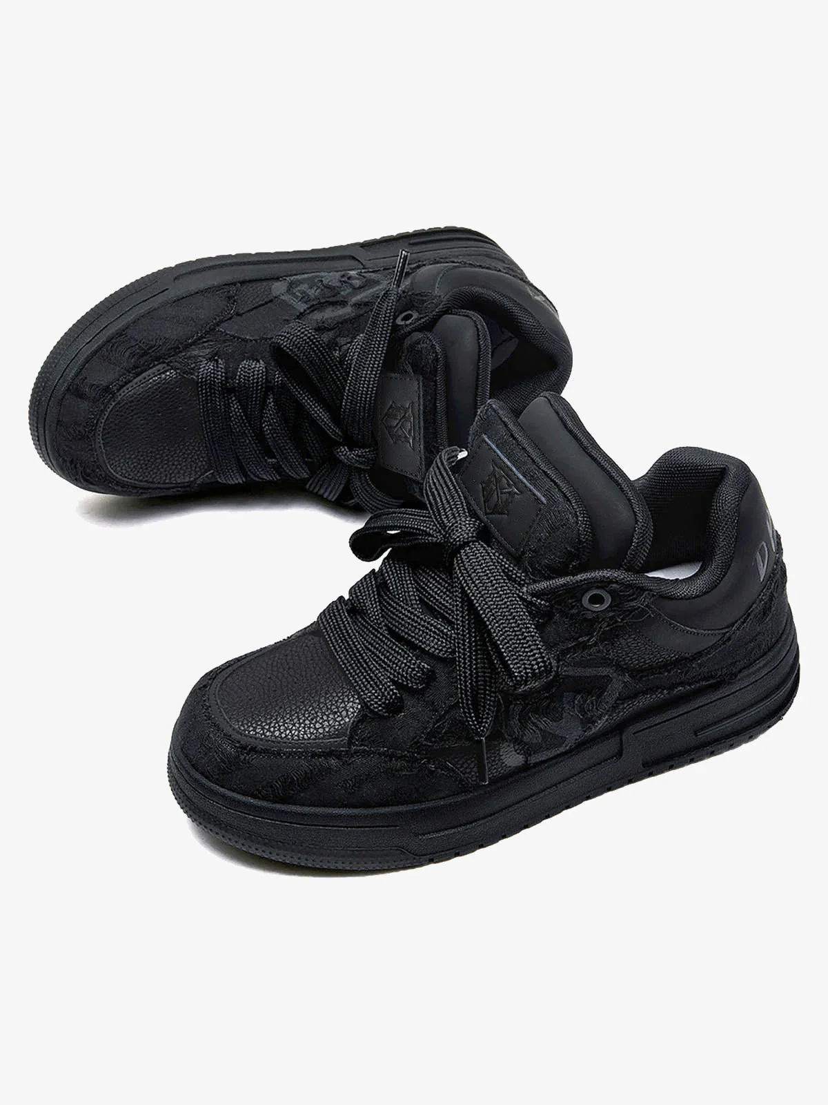 Rubber Sole Black Knight Destruction Skate Shoes - Image 5