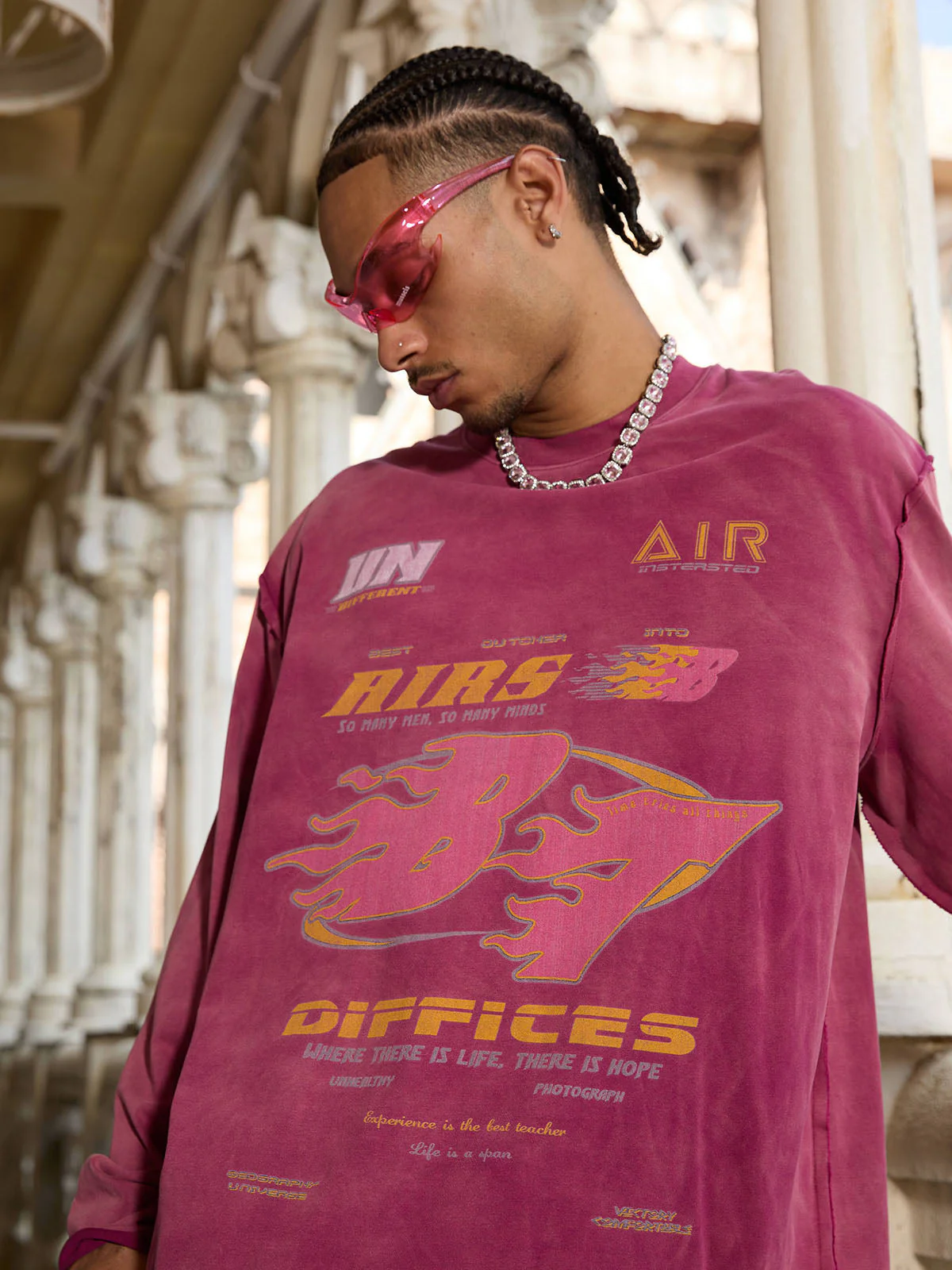 Thesupermade Washed Edge Long Sleeve T-Shirt - Image 10