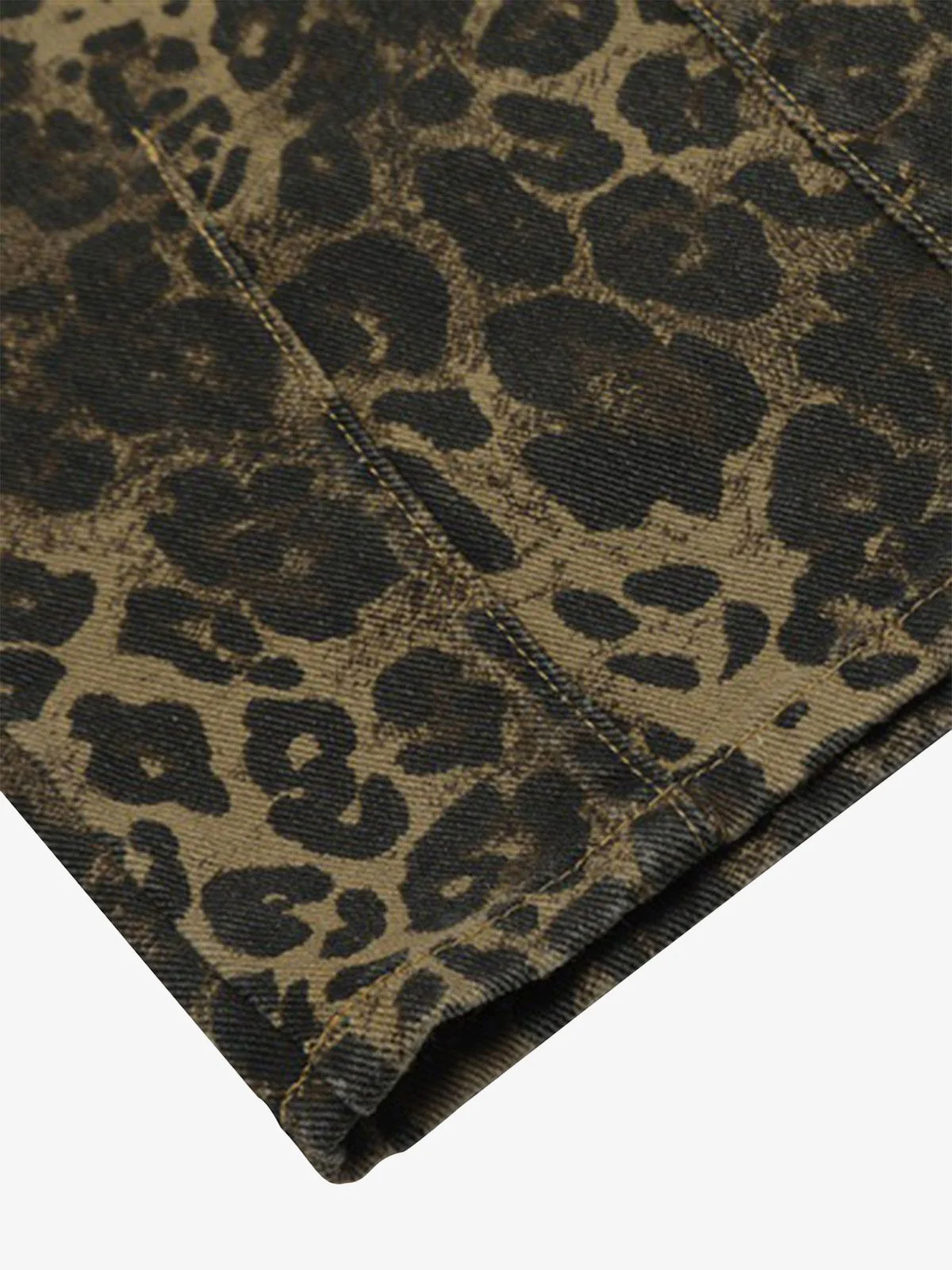 Thesupermade Leopard Print Street Style Workwear Overalls - 2020 - Image 5