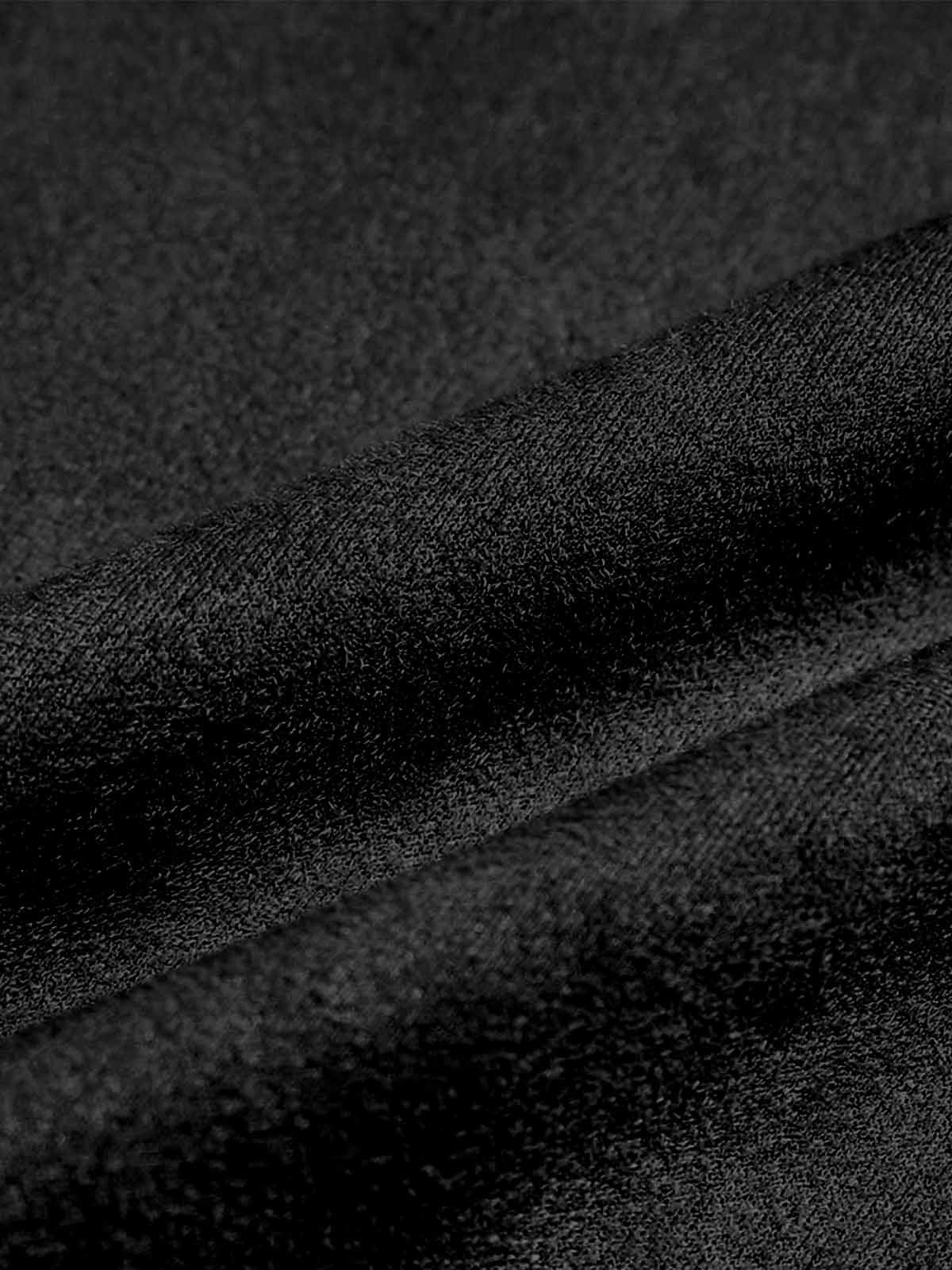 Metallic Print Suede Crew Neck T-Shirt - Image 7
