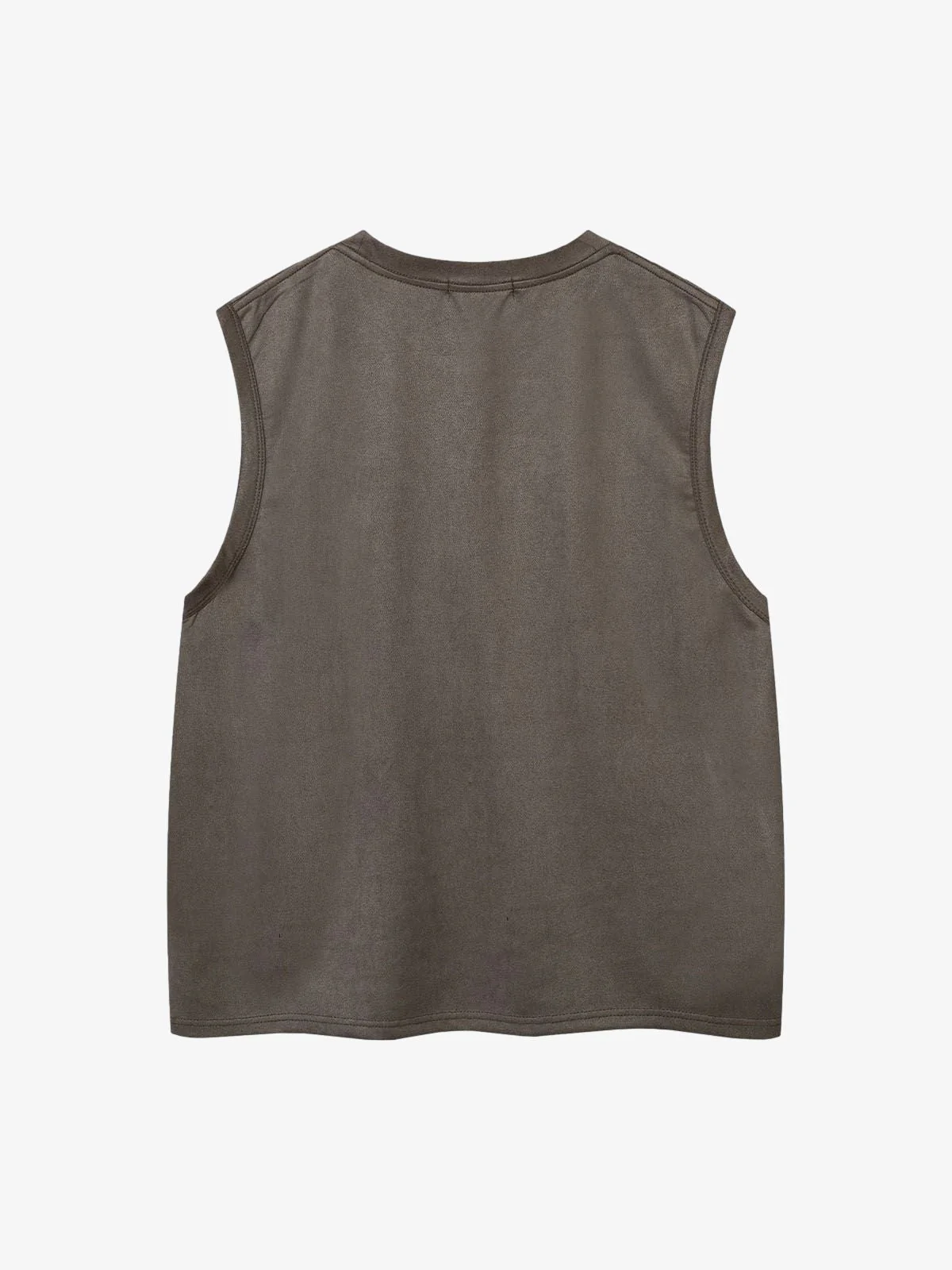 Suede Thorn Embroidered Vest - Image 6